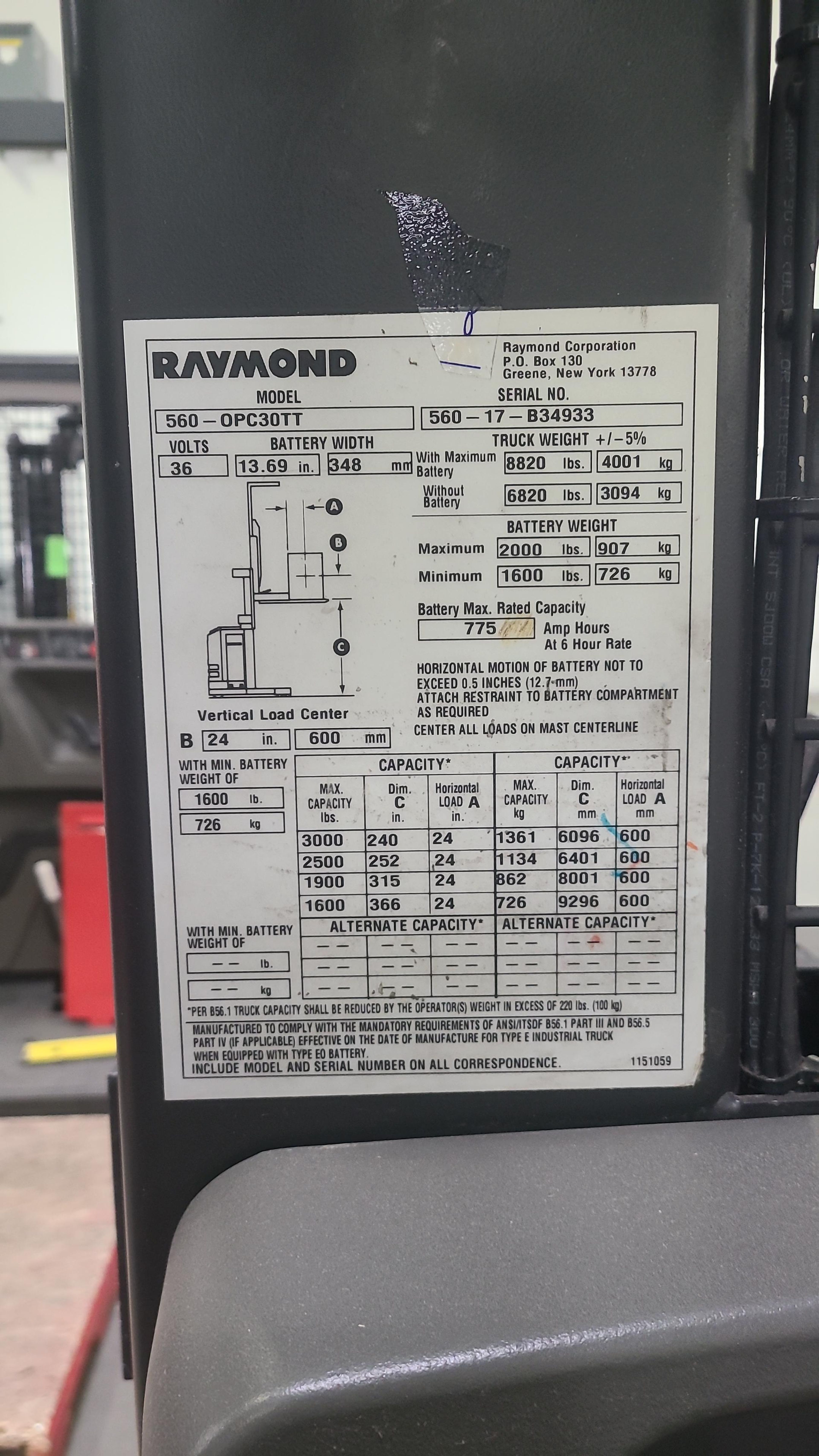 Raymond Order Picker - Wire Guided - Document 2