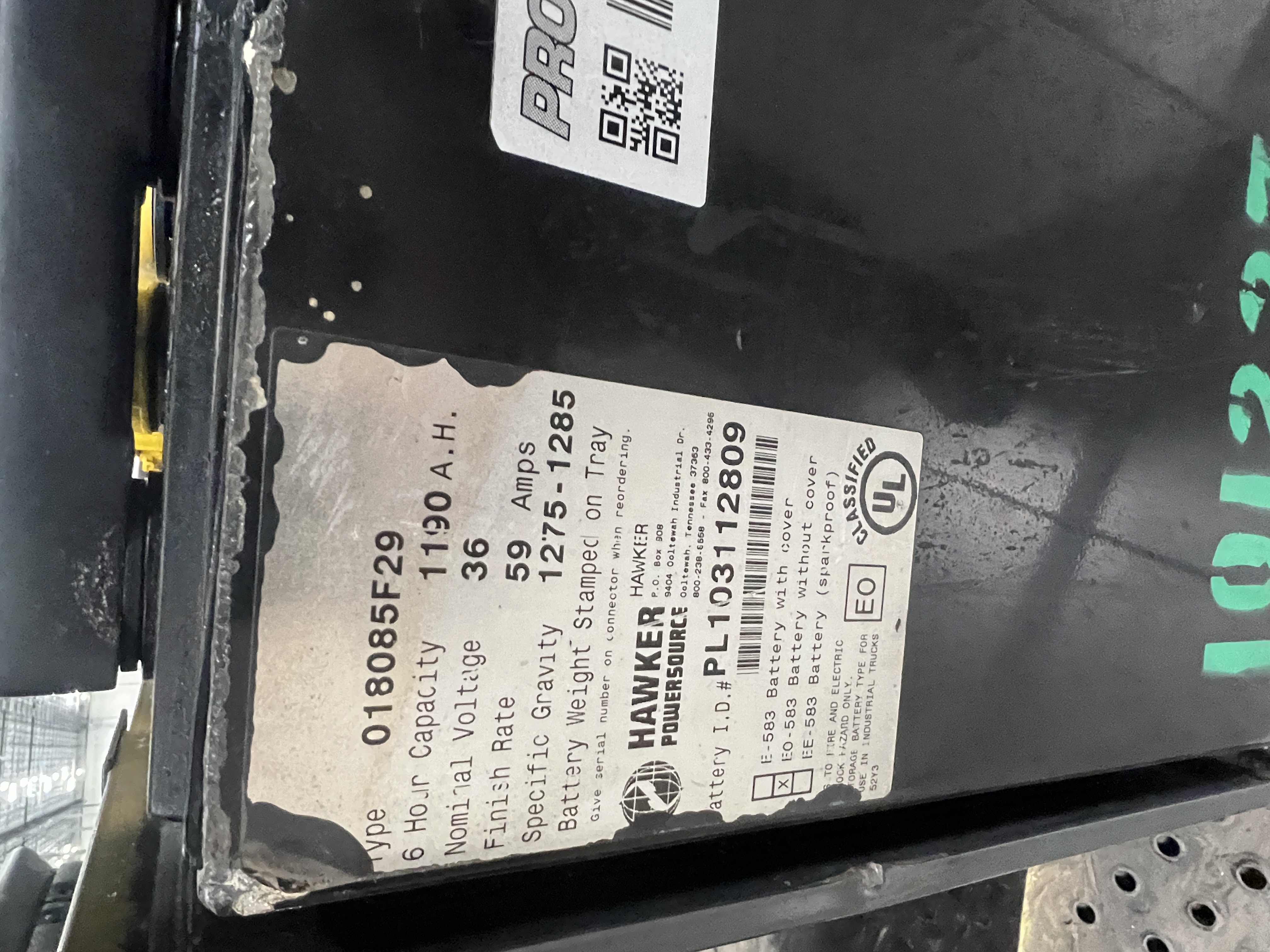 Battery - 36 Volt - Hawker - 2