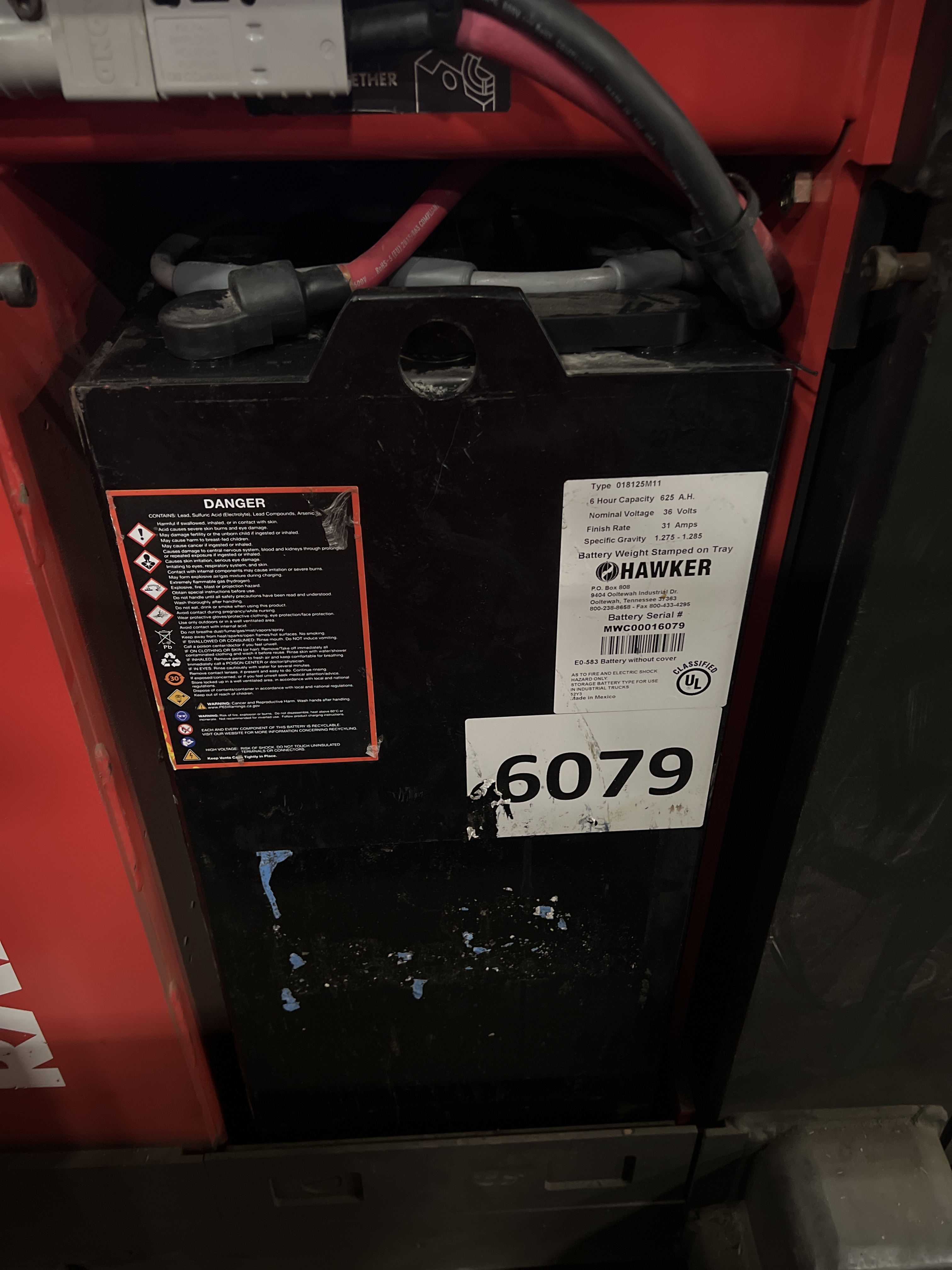 Battery - 36 Volt - Hawker - 2