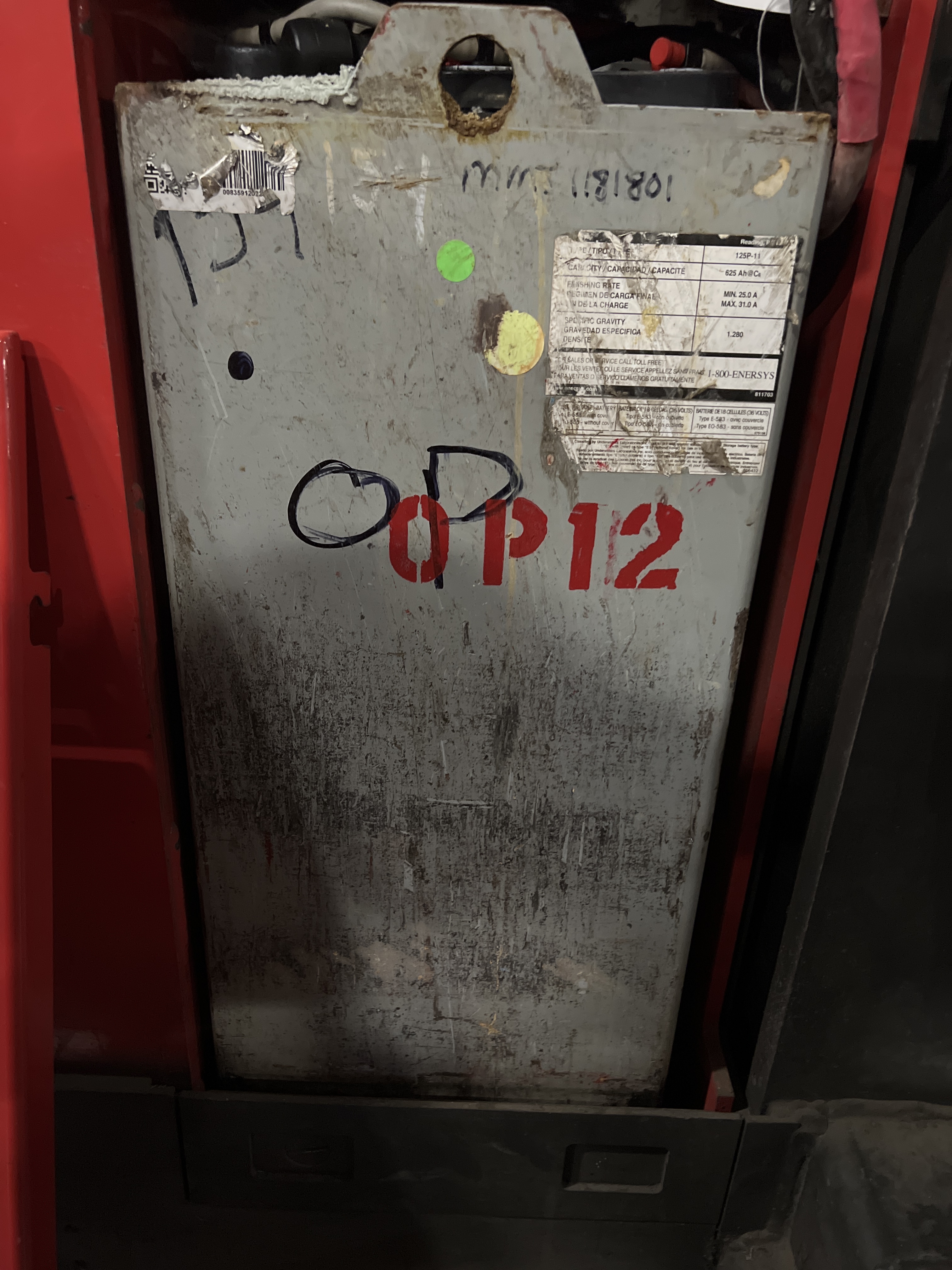 36 Volt Enersys Battery