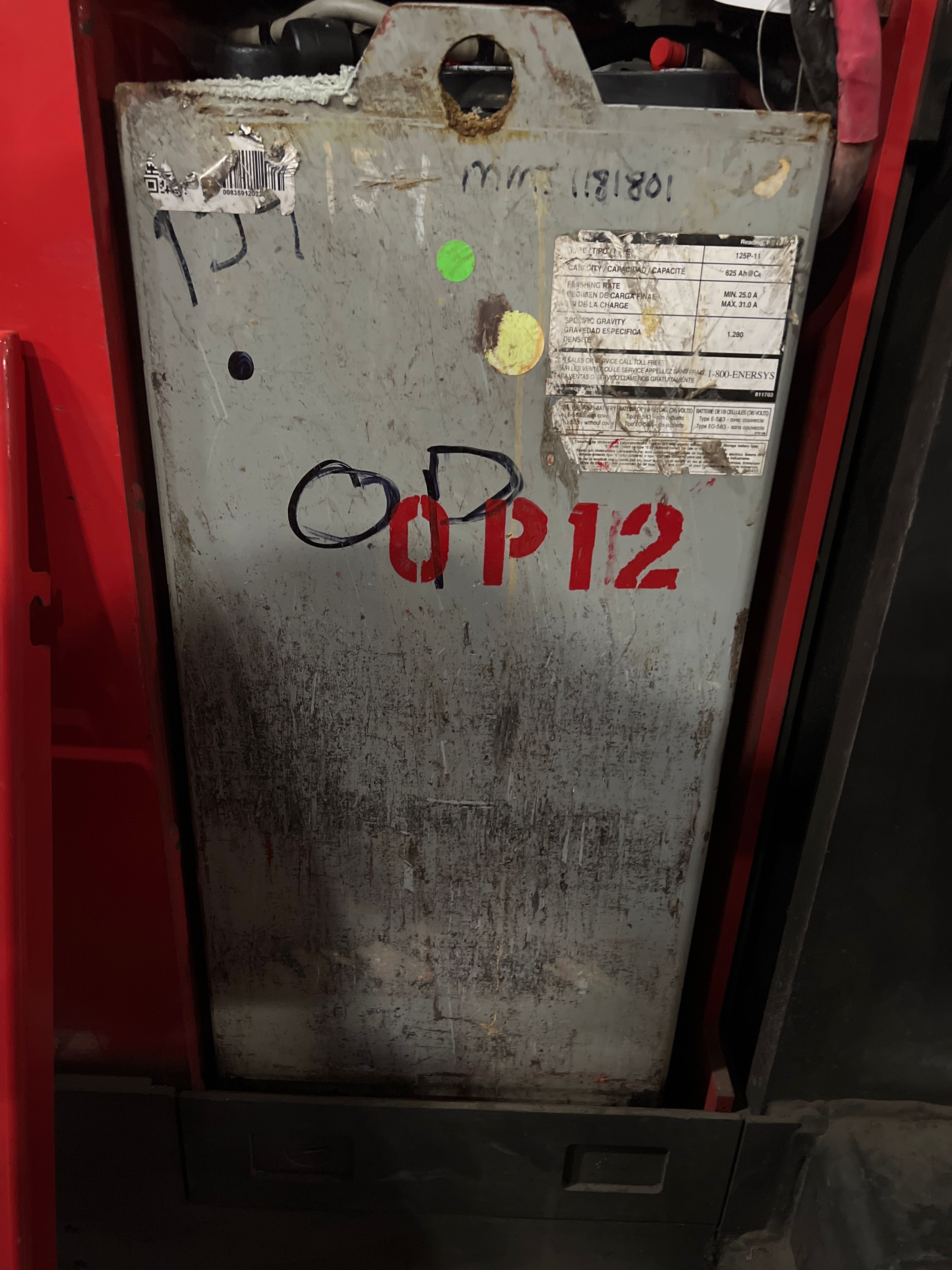 36 Volt Enersys Battery