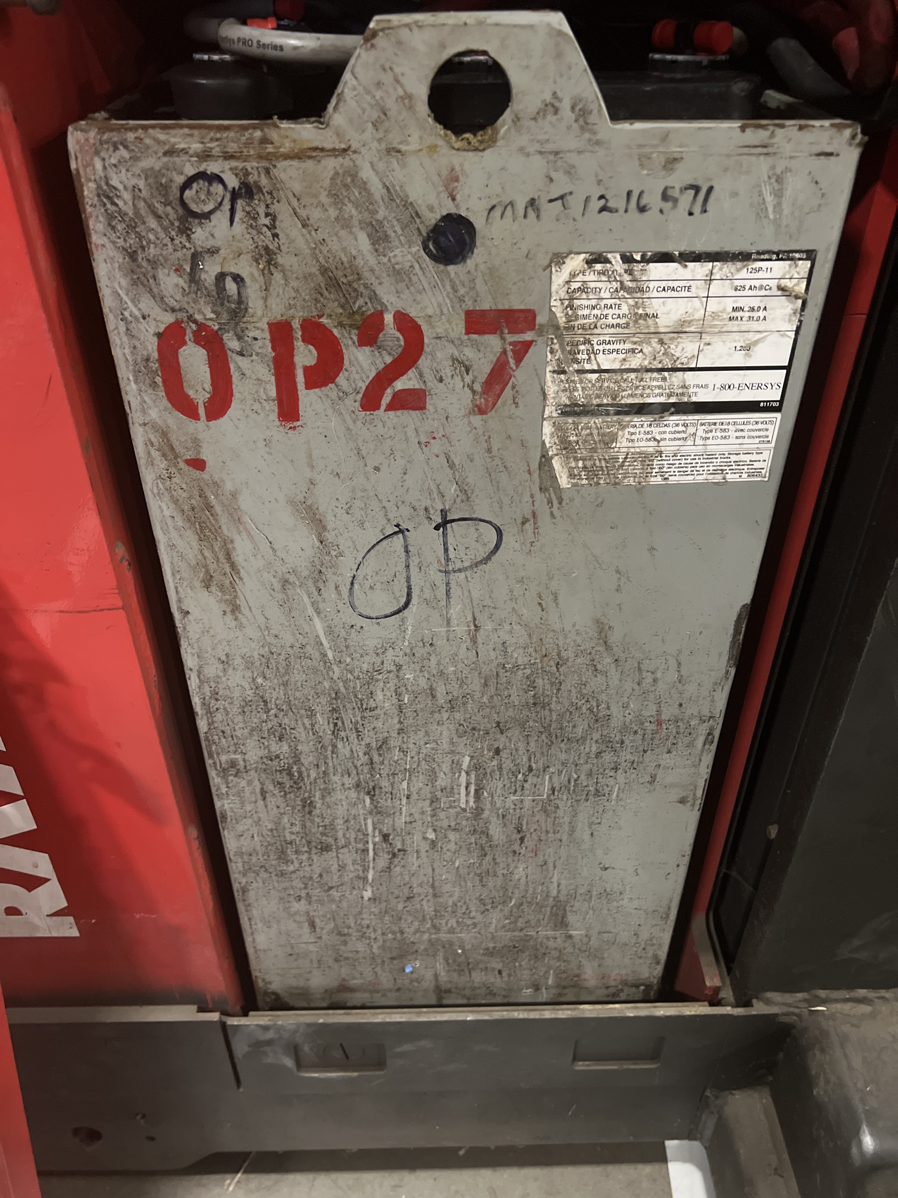 36 Volt Enersys Battery