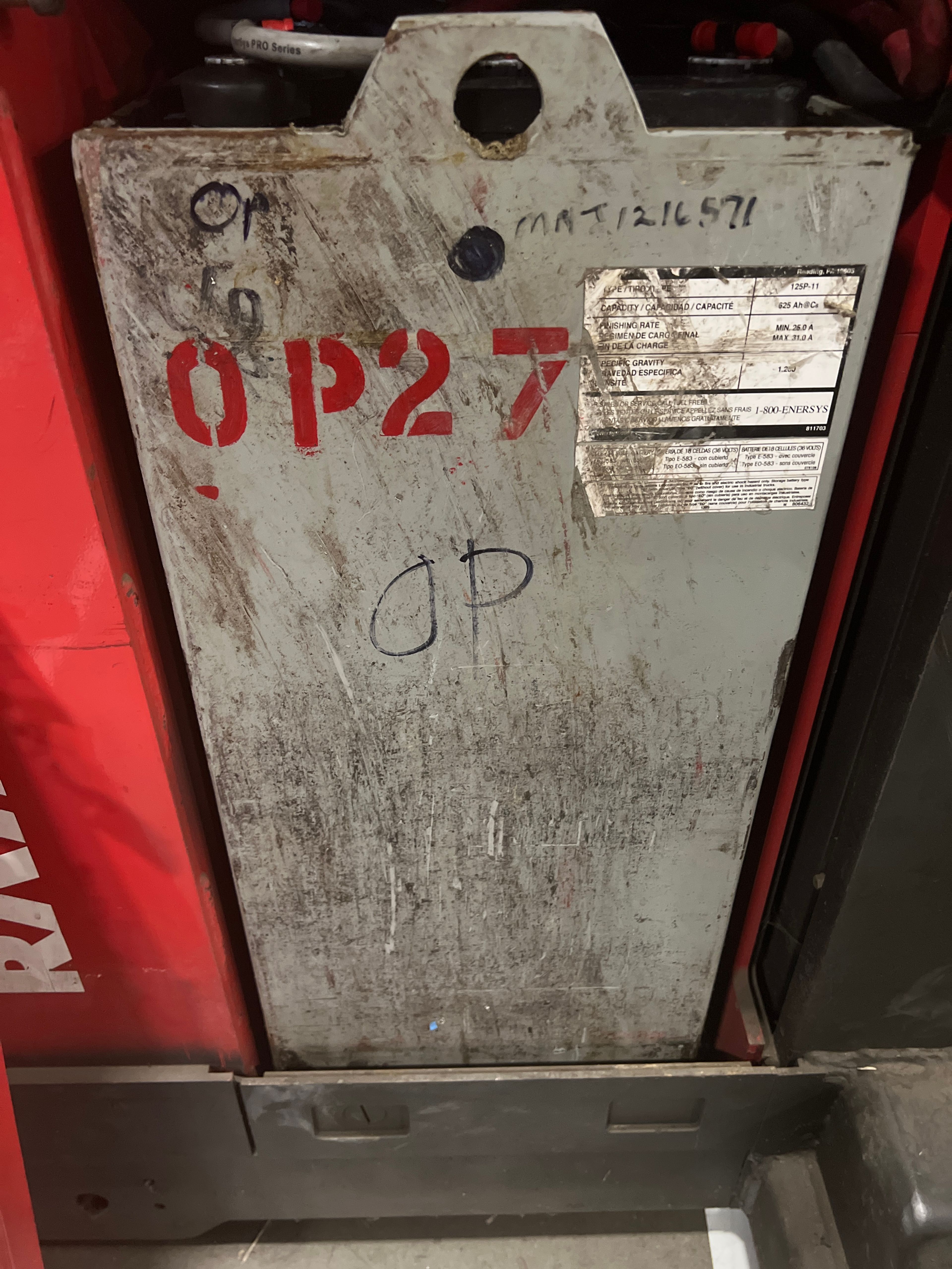 36 Volt Enersys Battery