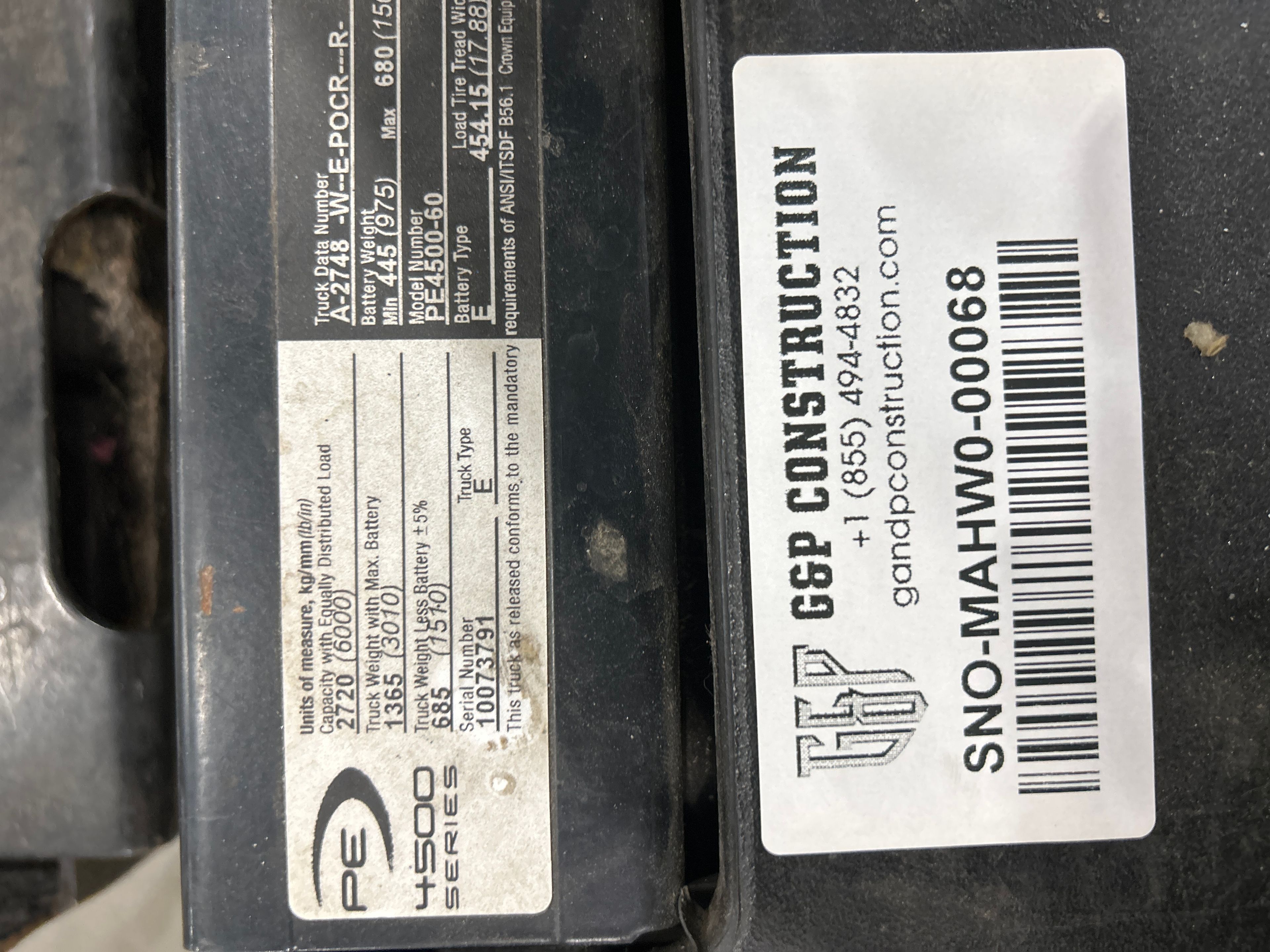 Crown Walkie Rider Single Pallet - Document 2