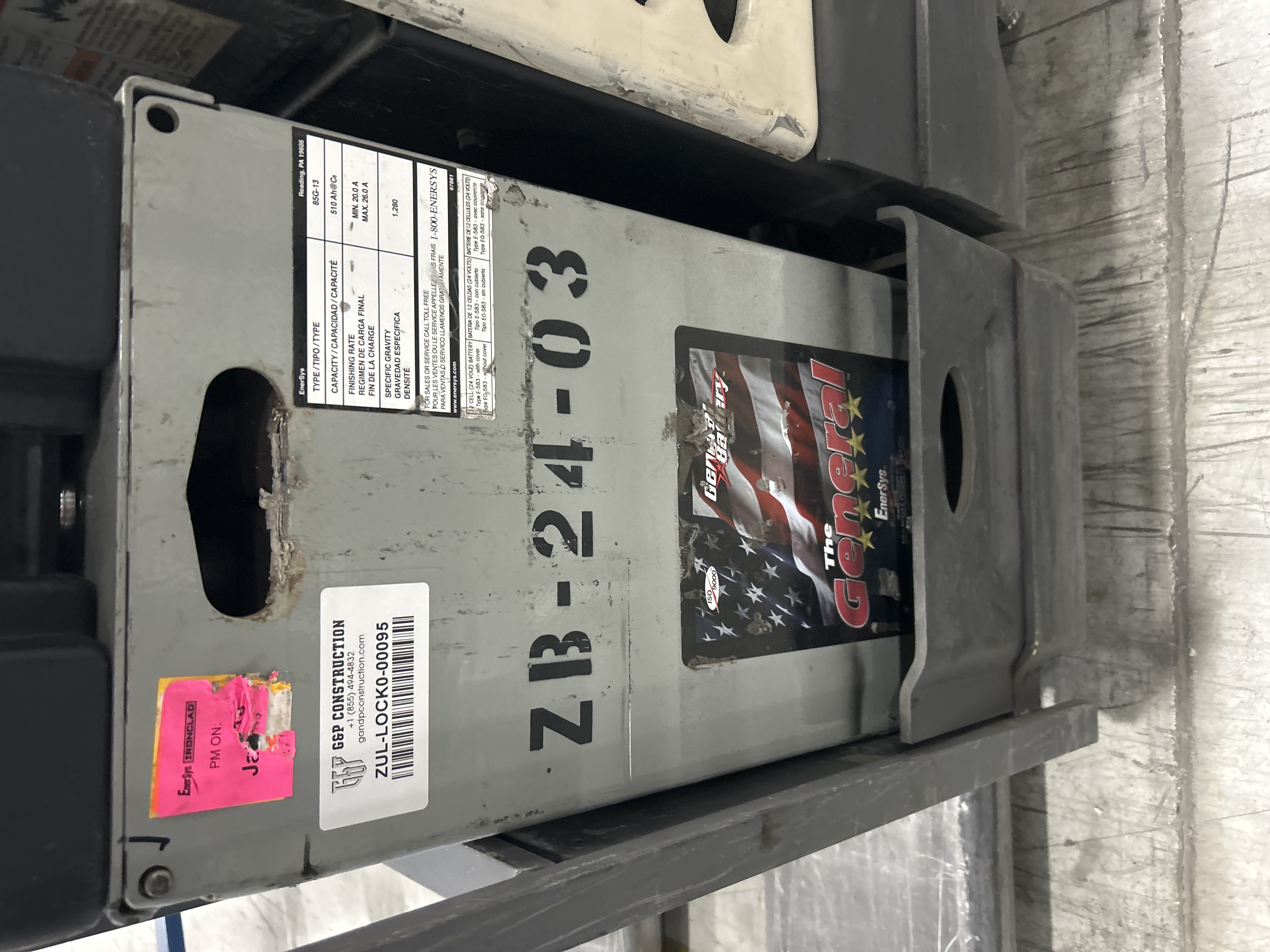 24 Volt Enersys Battery