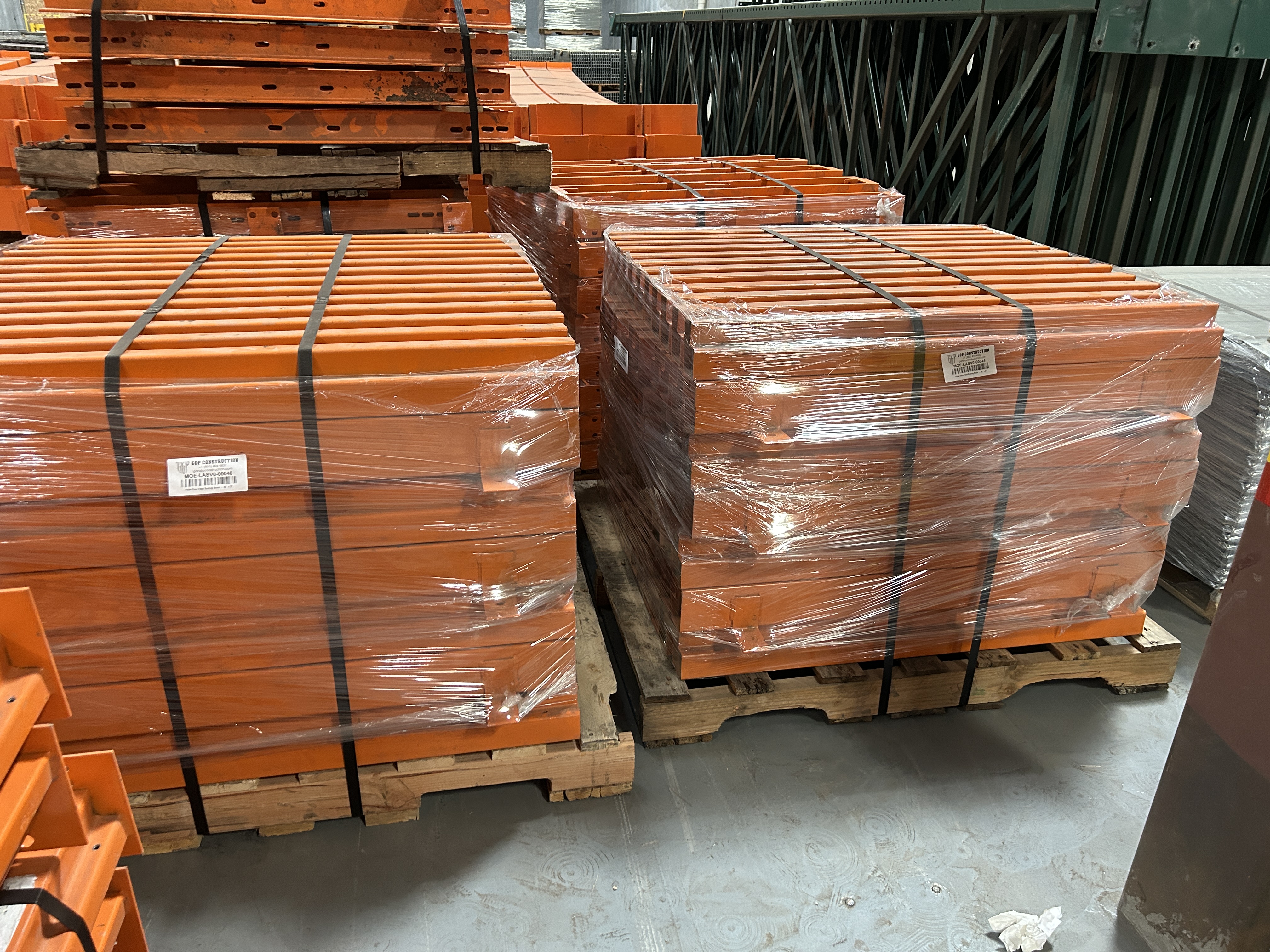 Pallet Flow Front Resting Beam