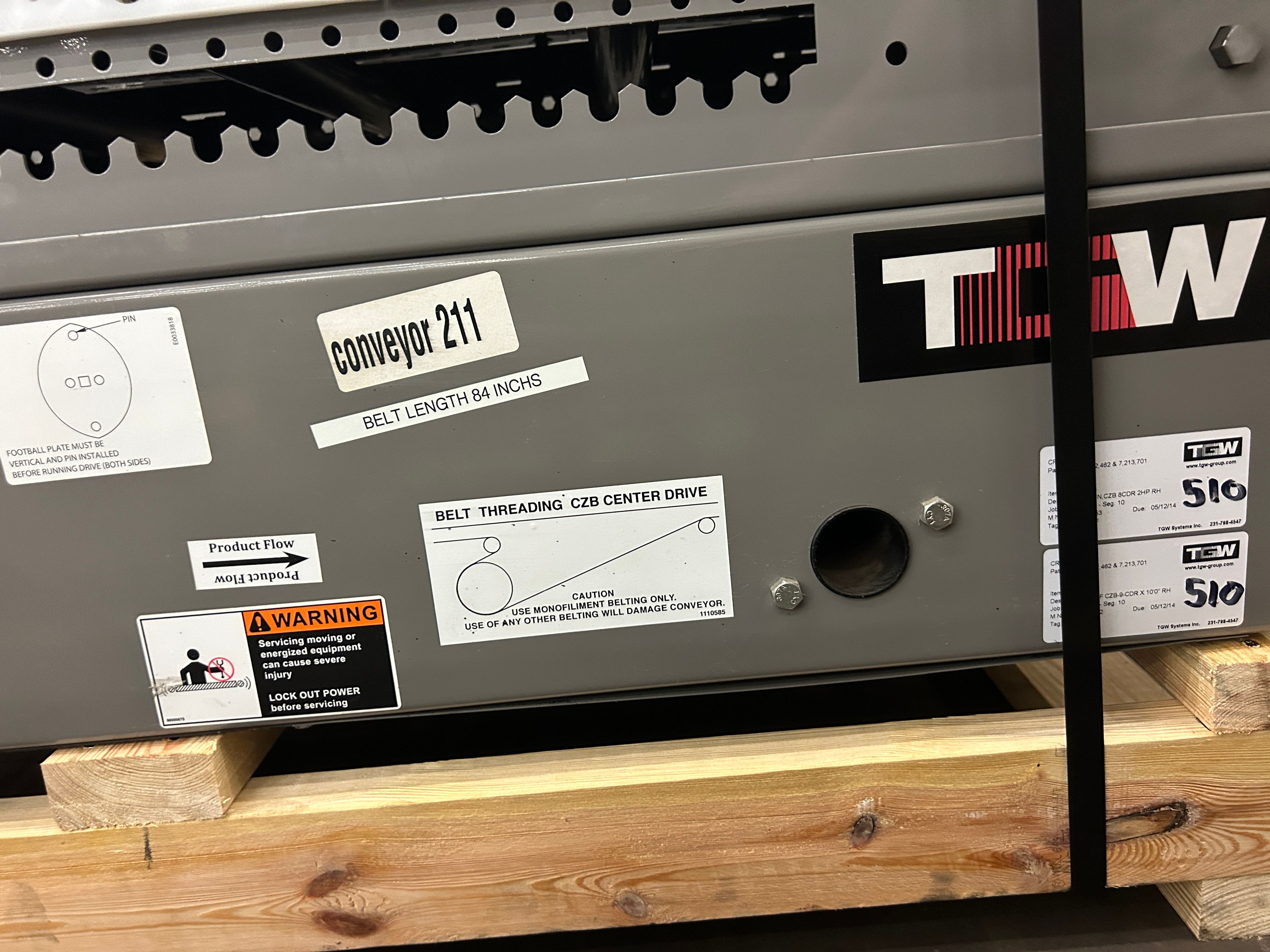 TGW Powered Conveyor Bed - 10' - Document 3