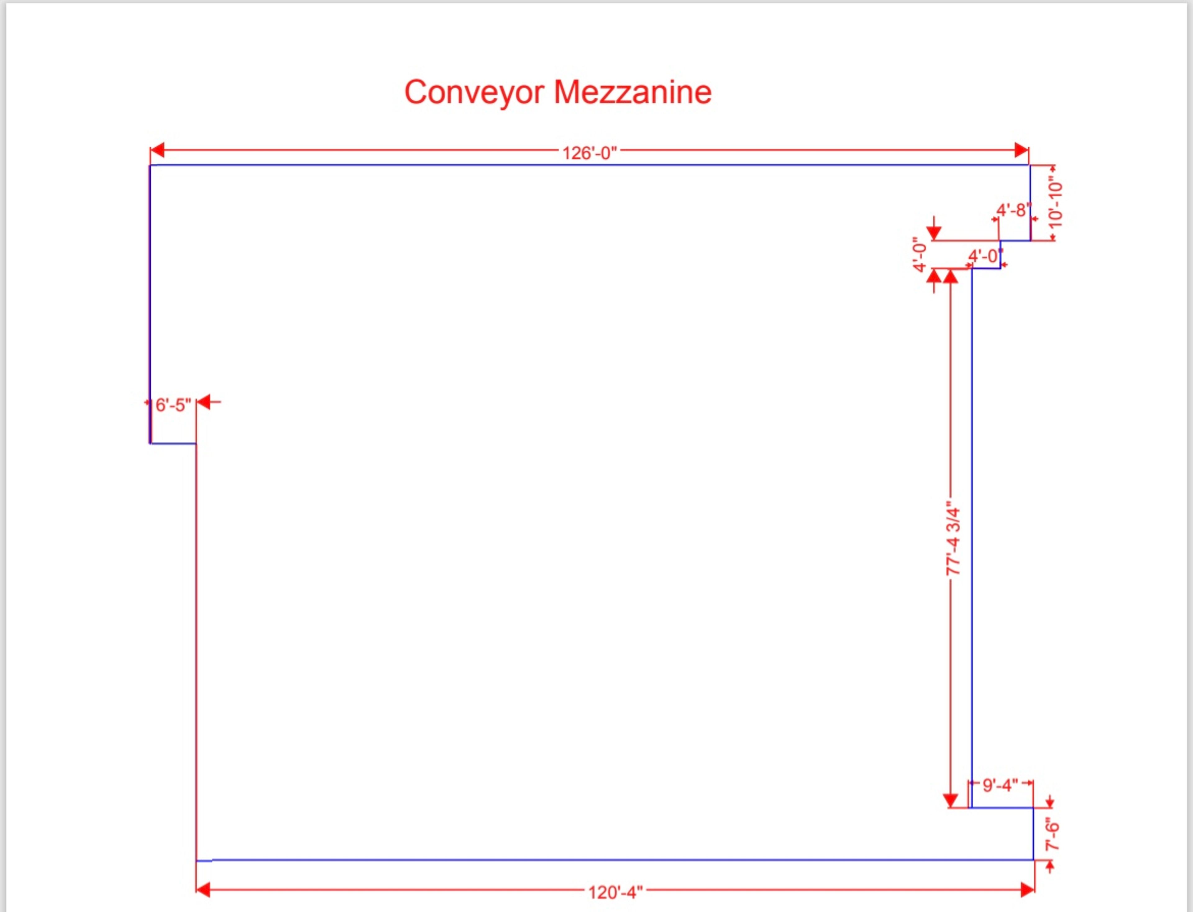 Mezzanine - 91' 8" 3/4" x 126' - Document 3
