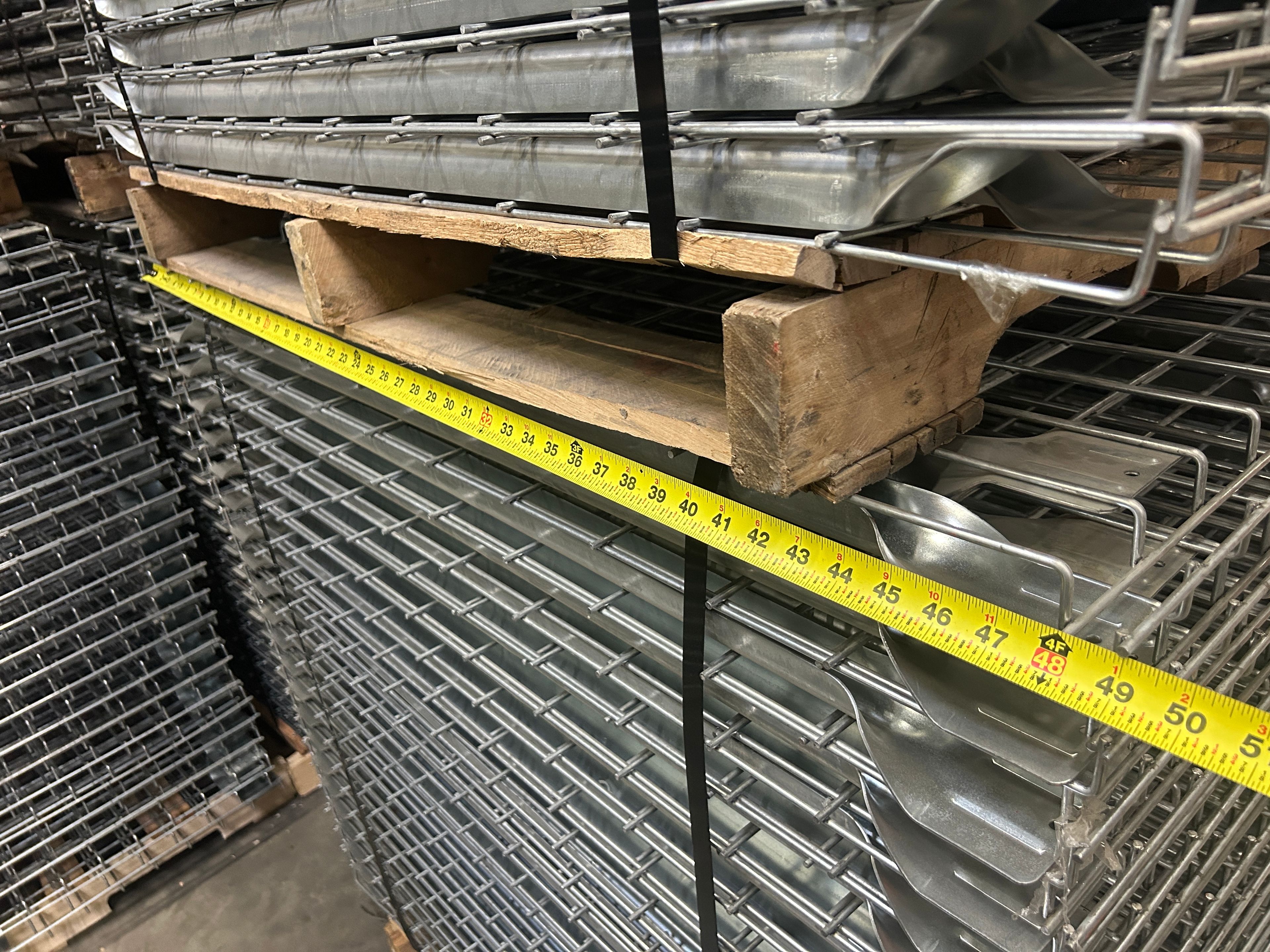 Wire Deck - 48" x 46" - Flared Outside Waterfall - Document 1