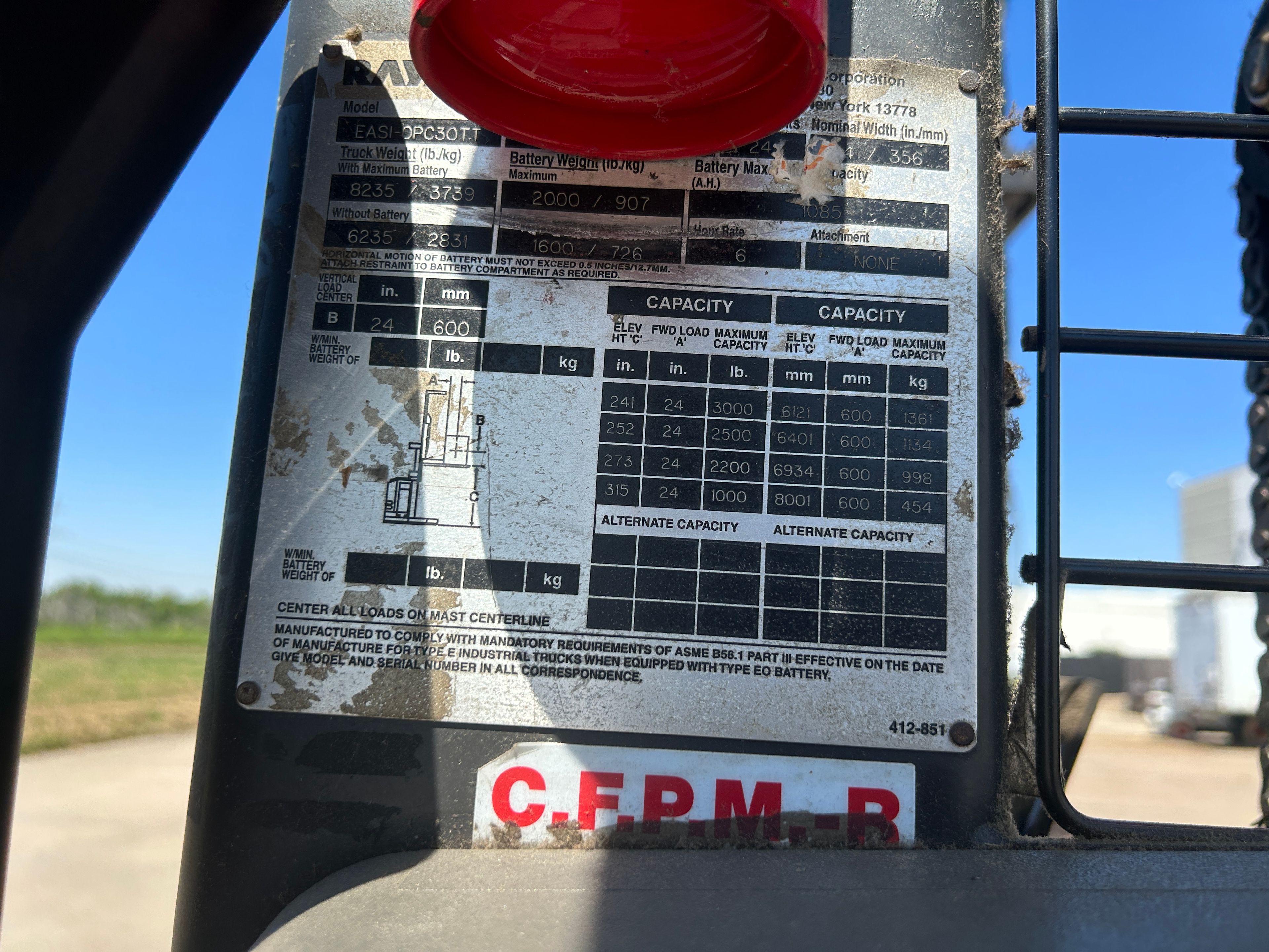 2004 Raymond EASI-OPC30TT Order Picker - Document 3