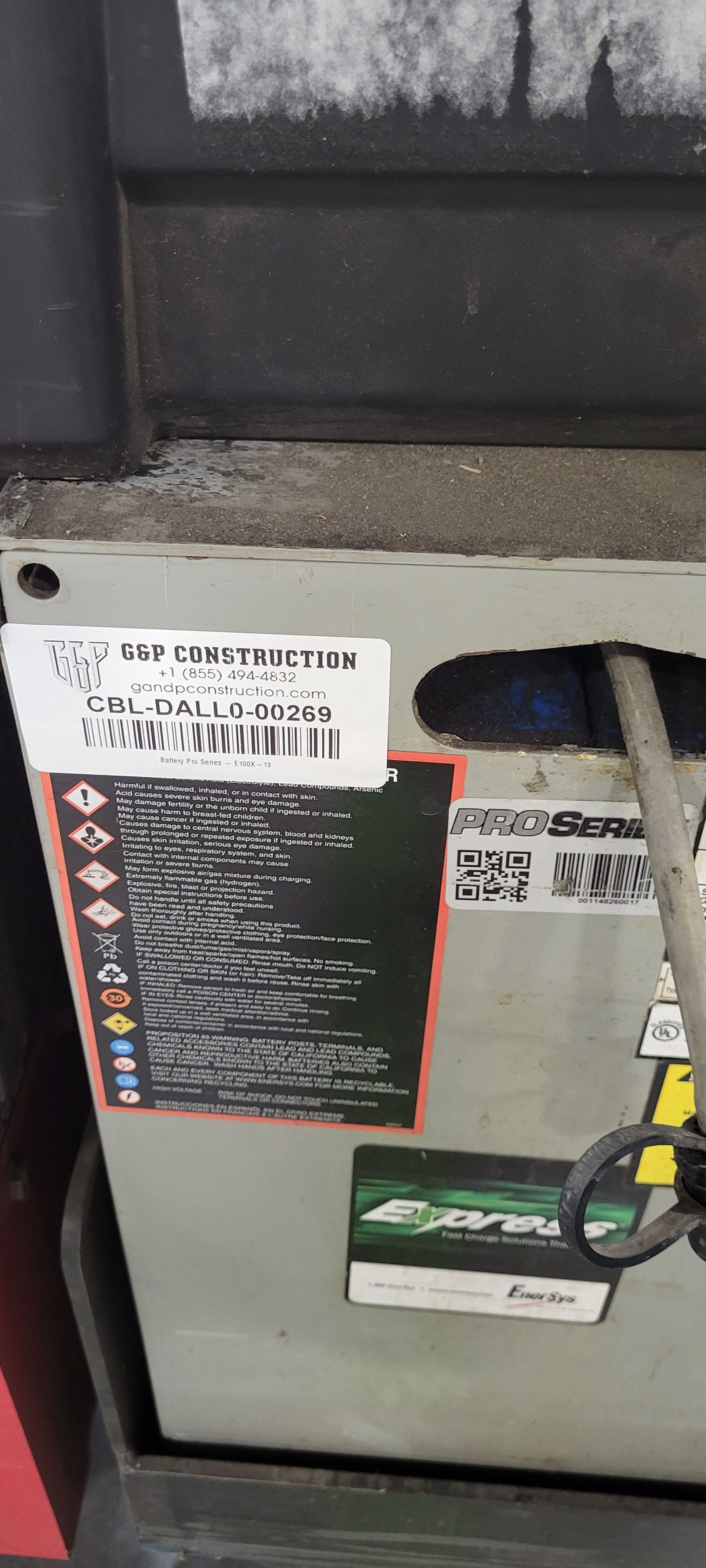 24 Volt Enersys Battery - Document 2