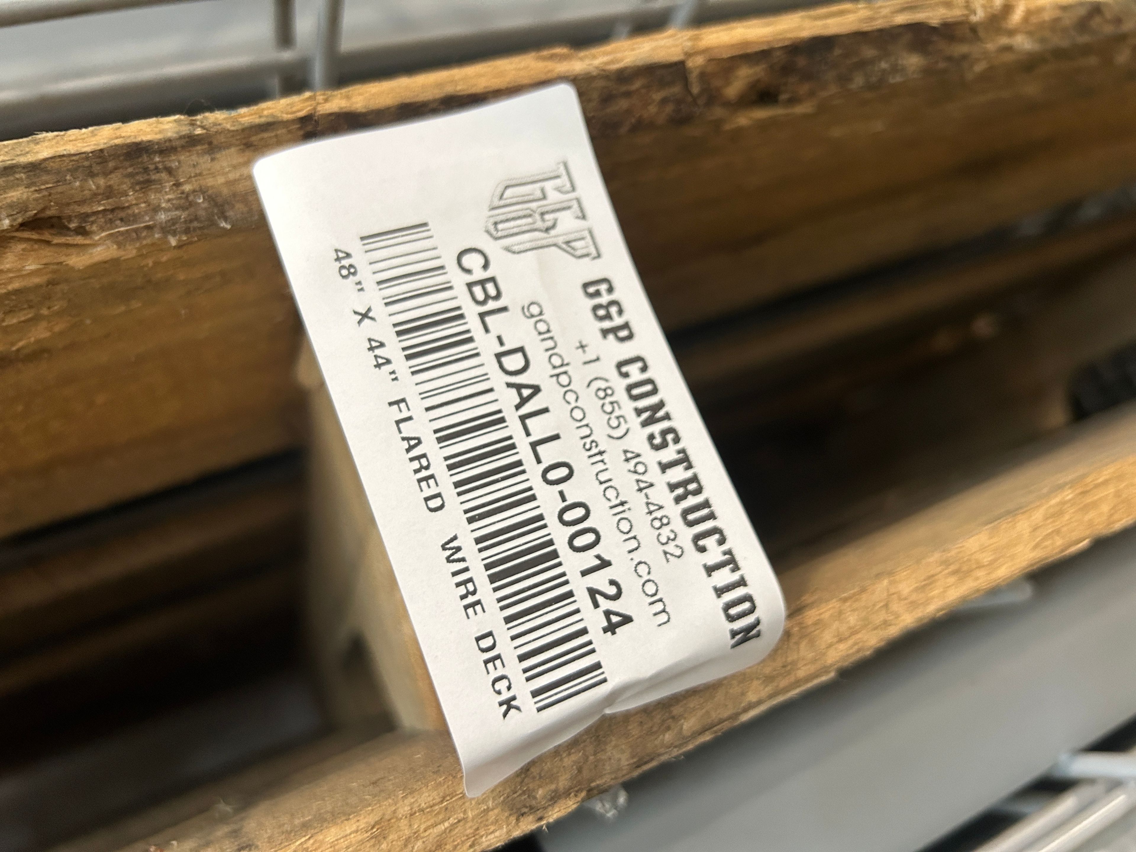 Wire Deck - 48" x 44" - Flared Outside Waterfall - Document 3