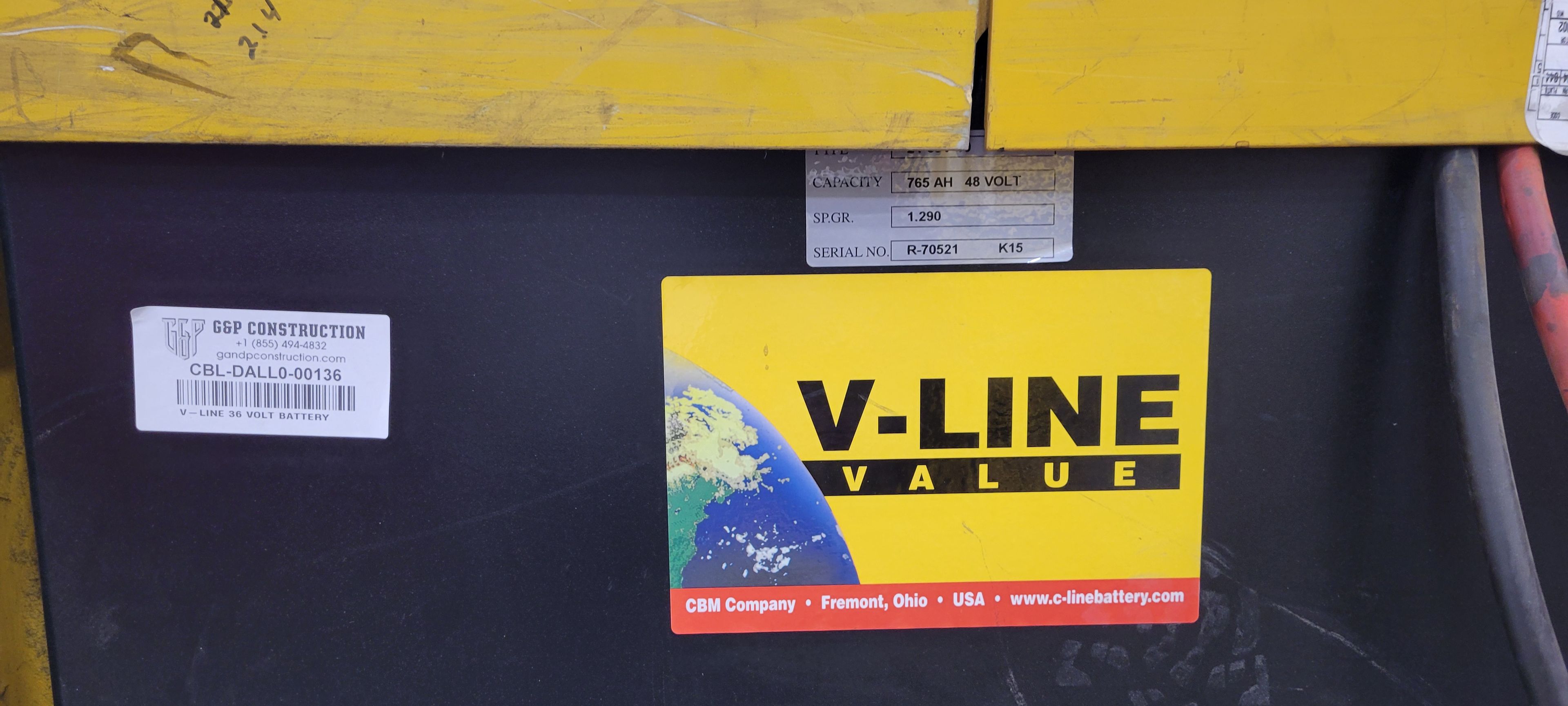 Battery - 36 Volt - V-Line - Document 1