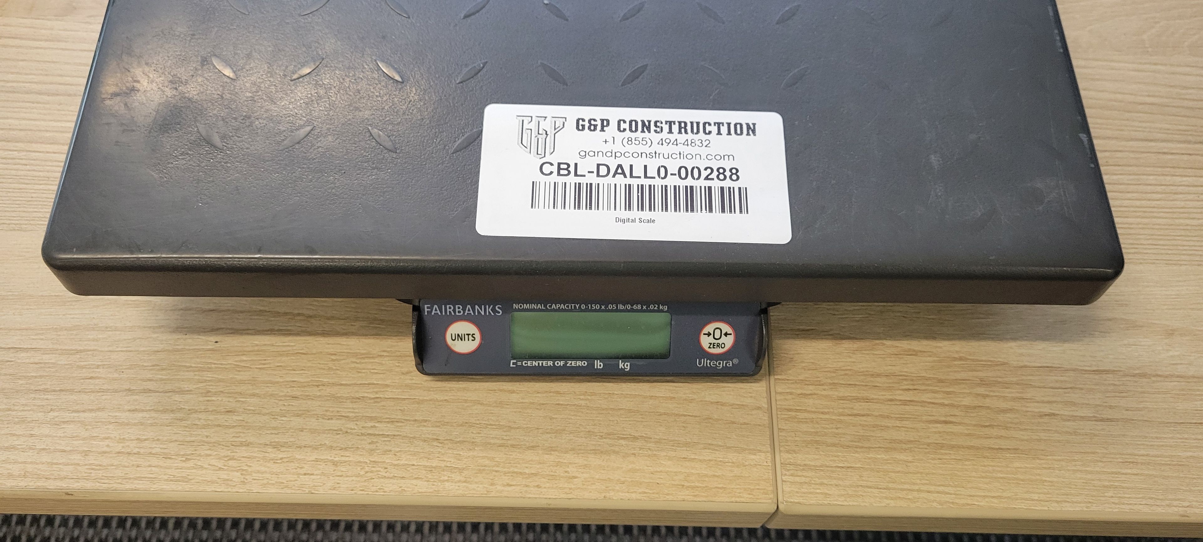 Table Scale - Fairbank Scale - Document 4