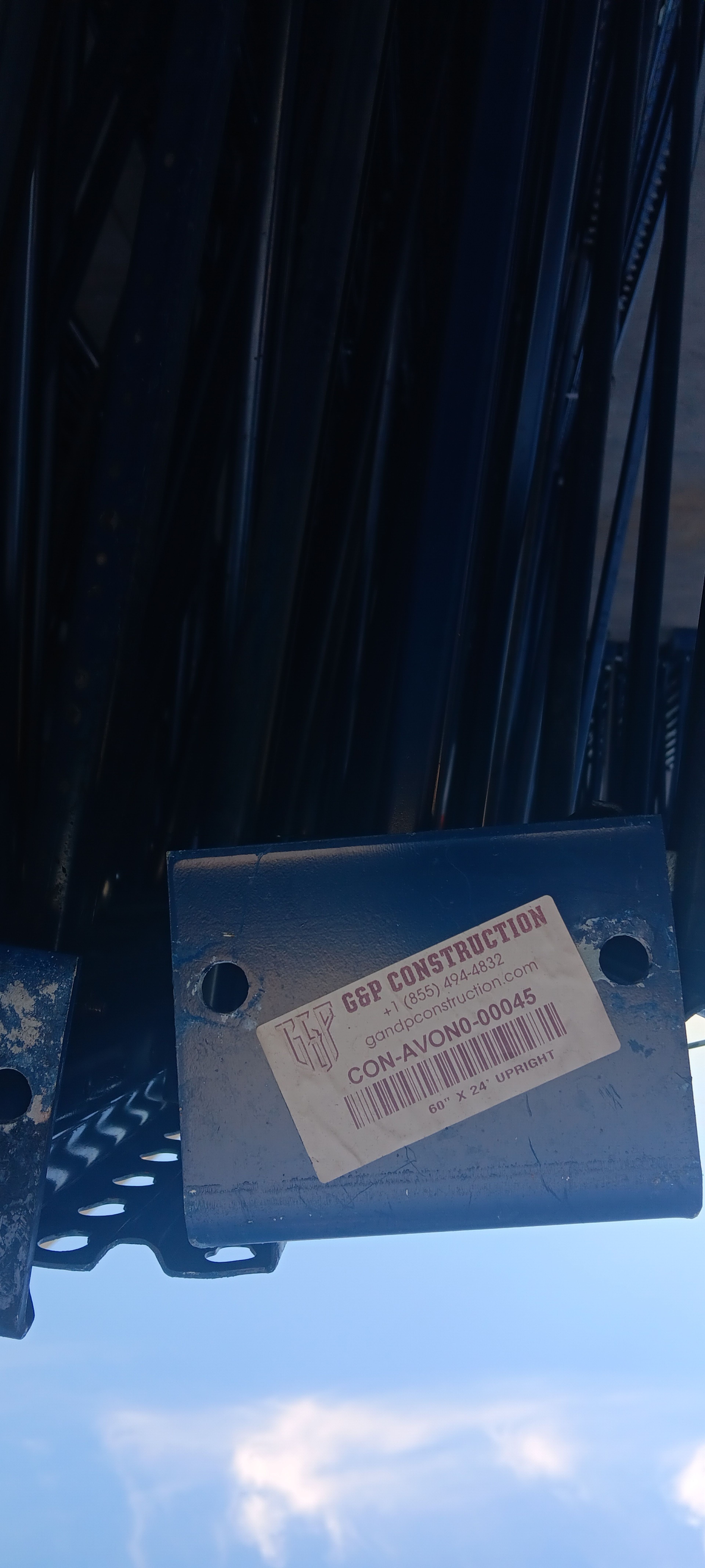 Upright Frame - 60" x 20' - Teardrop - Document 3