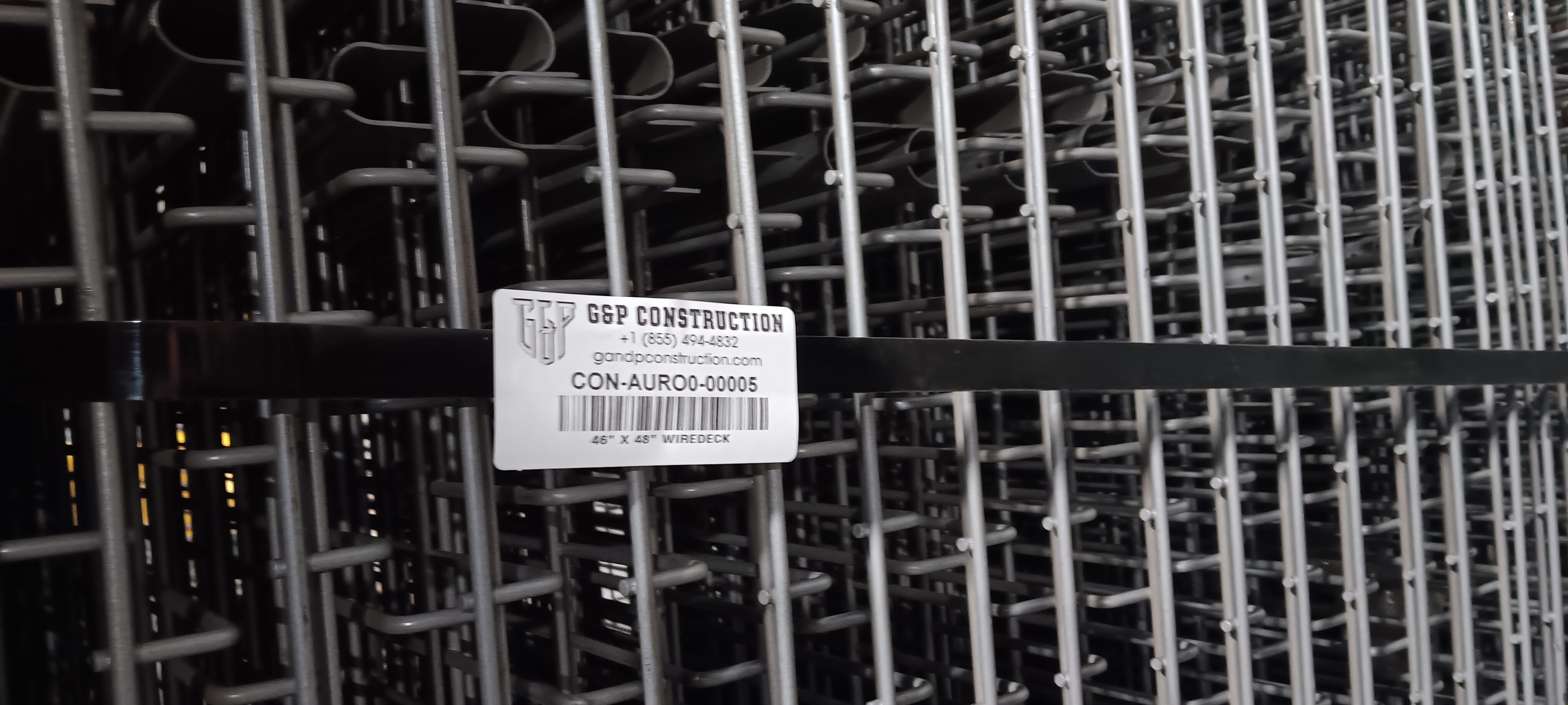 Wire Deck - 48" x 46" - Outside Waterfall