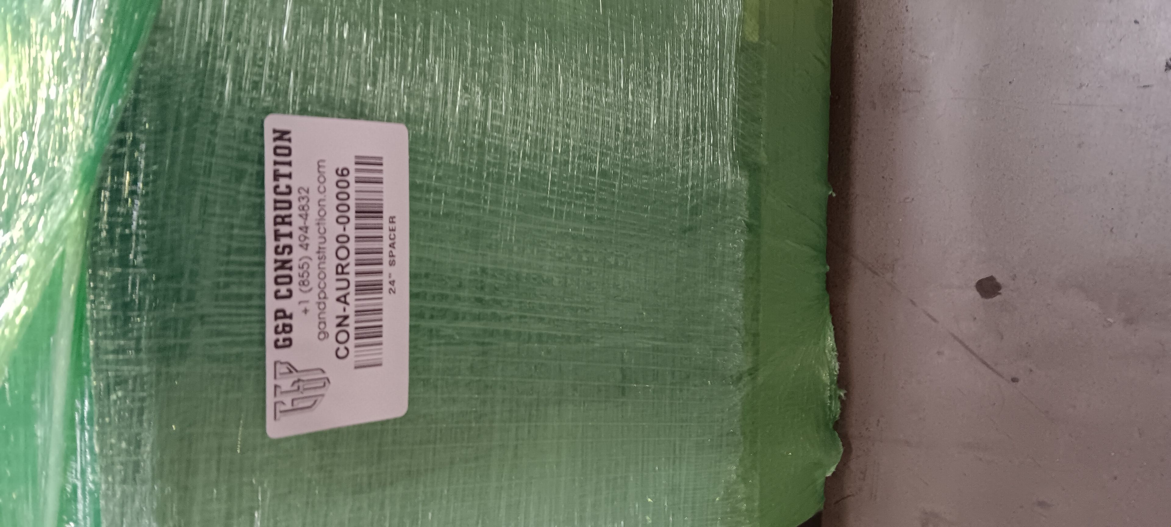 Row Spacer - 24" x 4" - Document 2