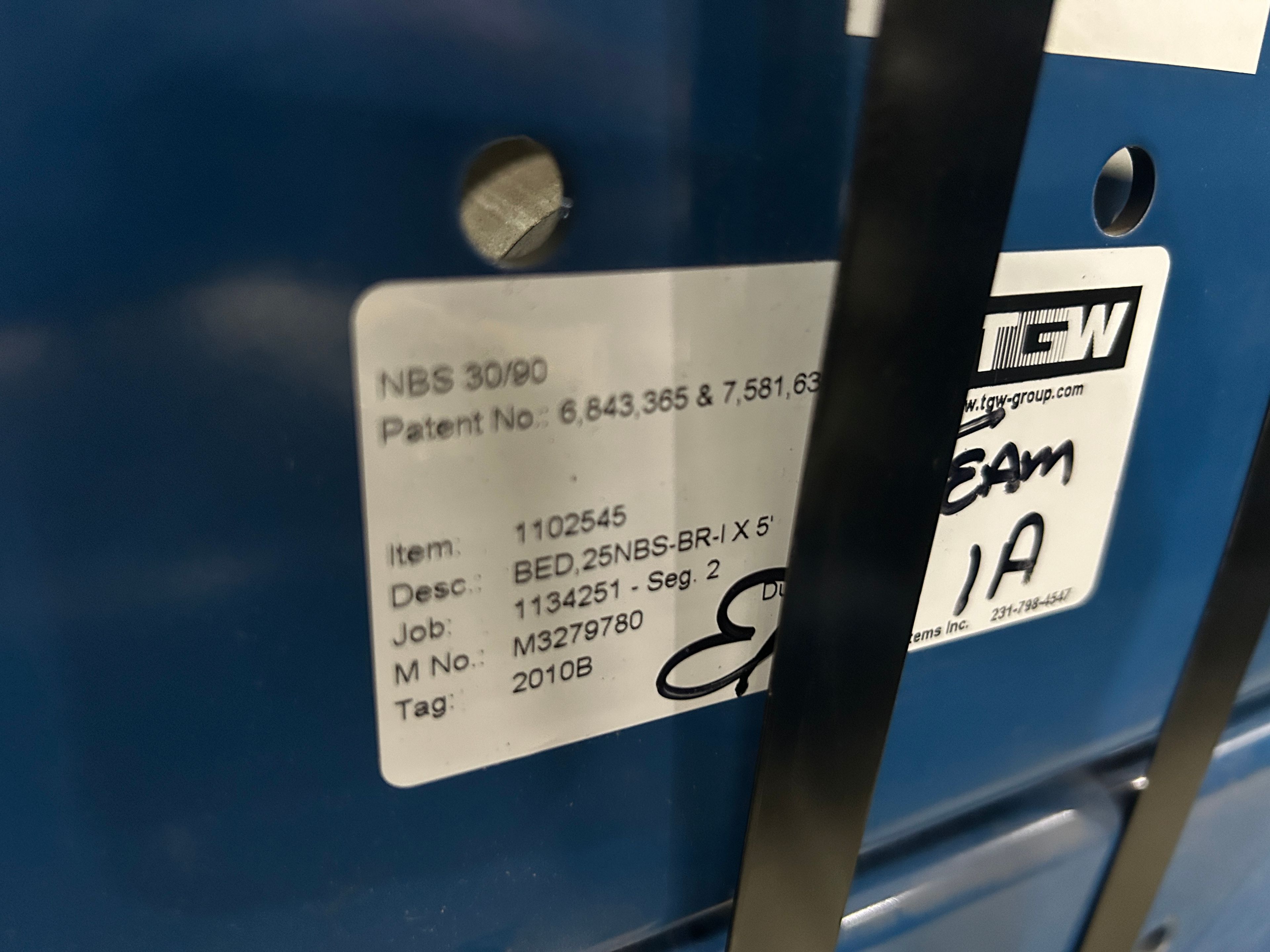 Conveyor  -Bed - 25" x 60" - T - Document 2