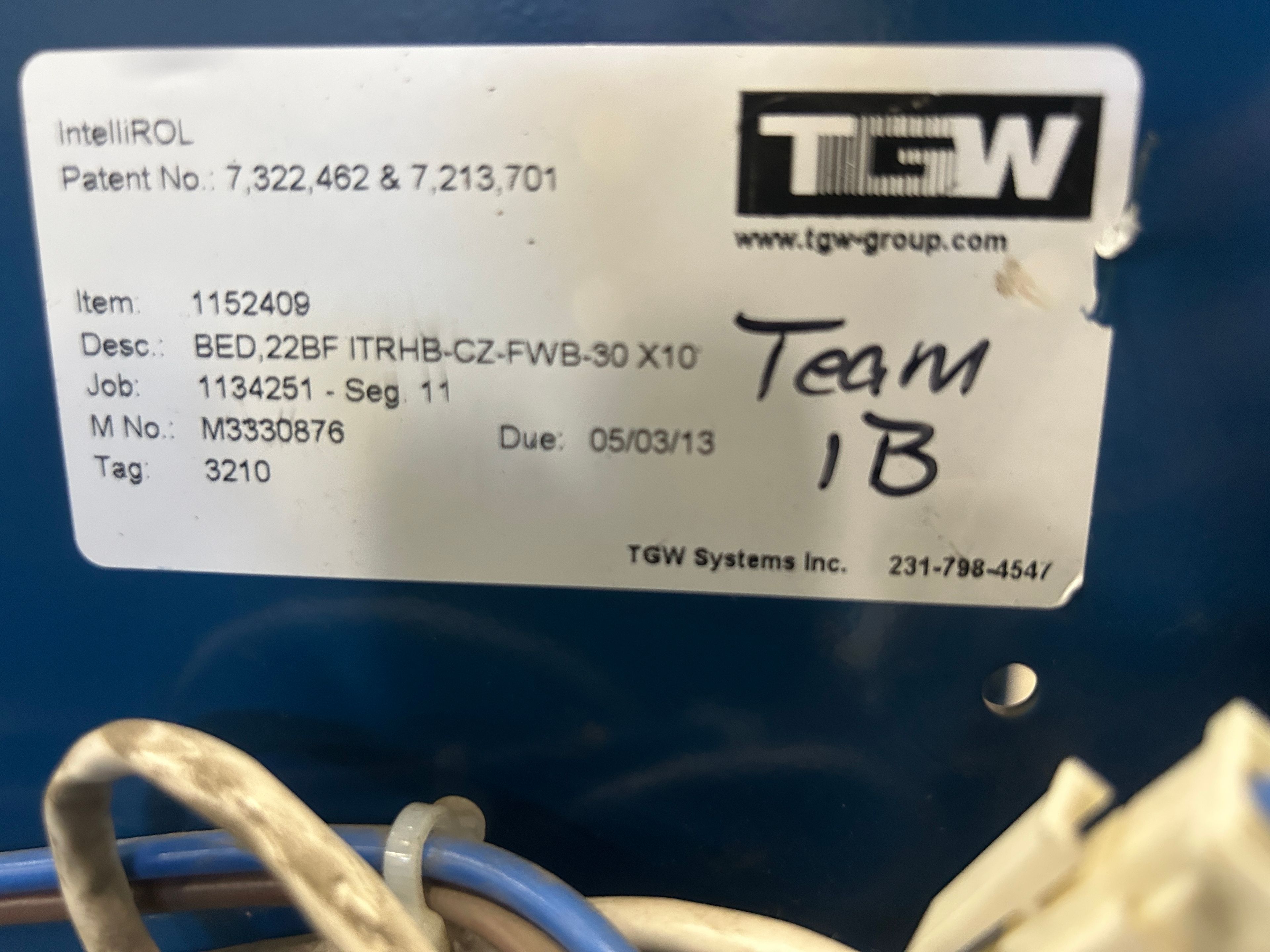 Conveyor - Bed - 22" x 120" - - Document 1