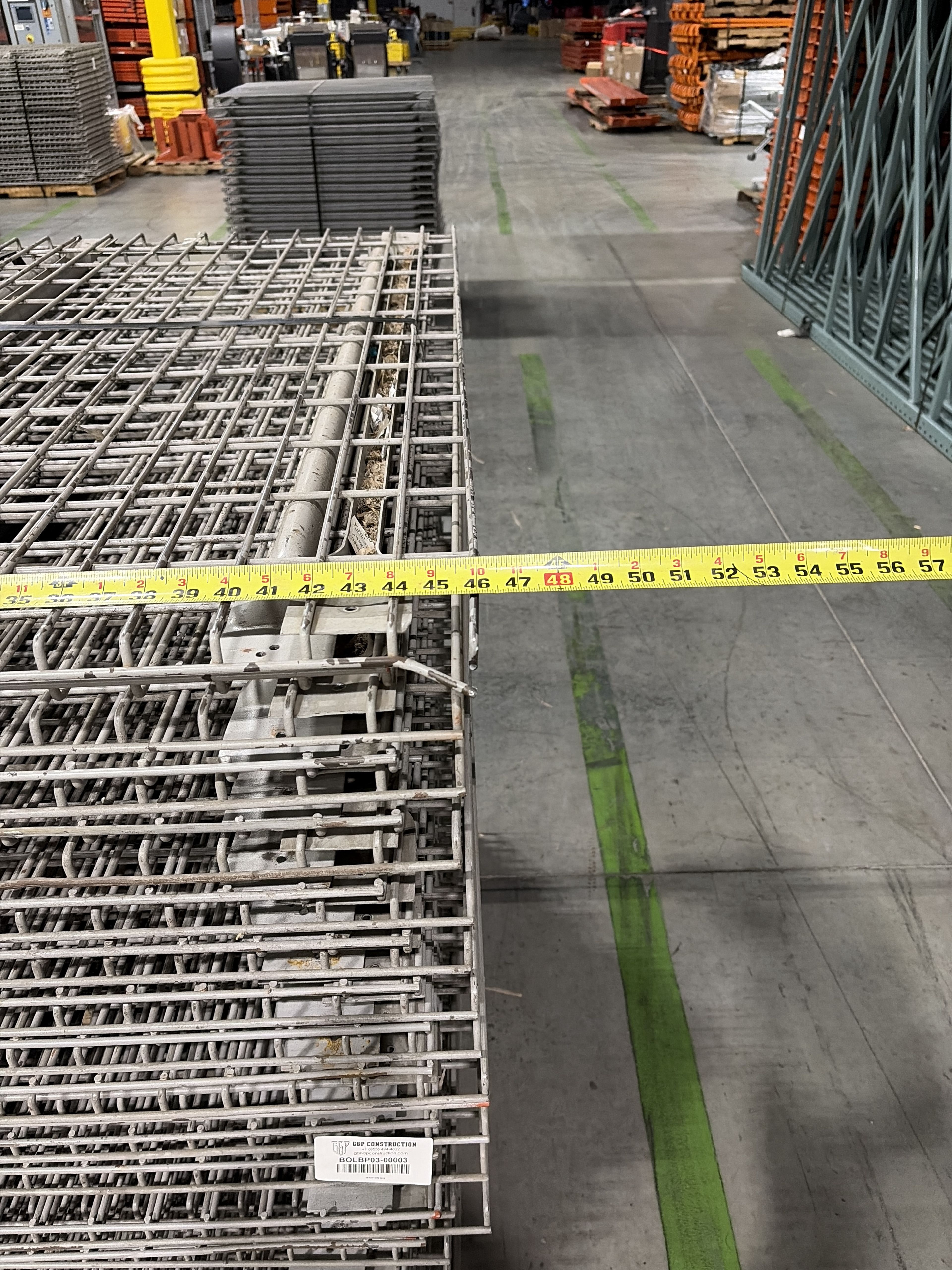 Wire Deck - 48" x 46" - Outside Waterfall - Flared - Document 2