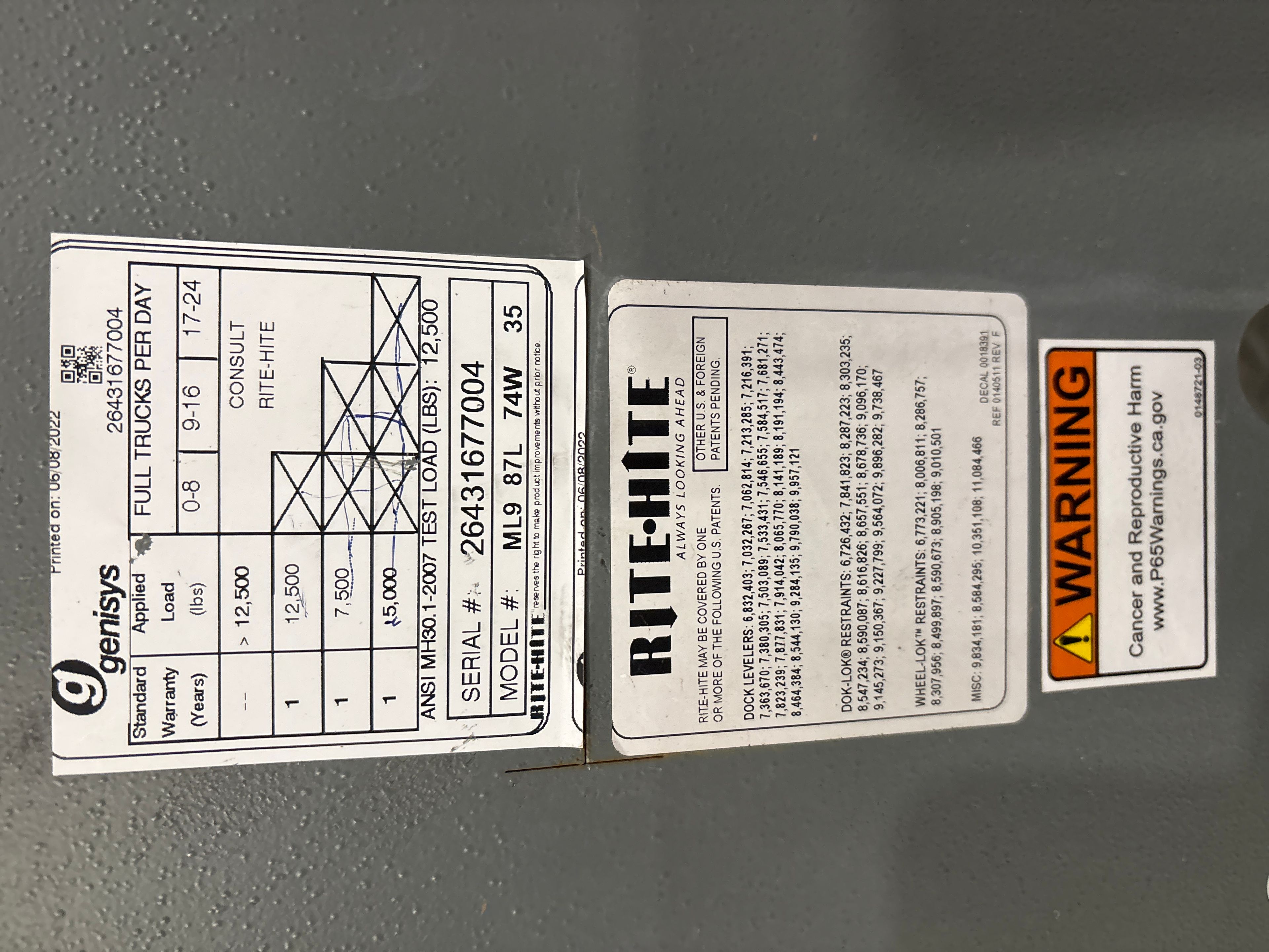 Rite-Hite Dock Leveler - Document 5