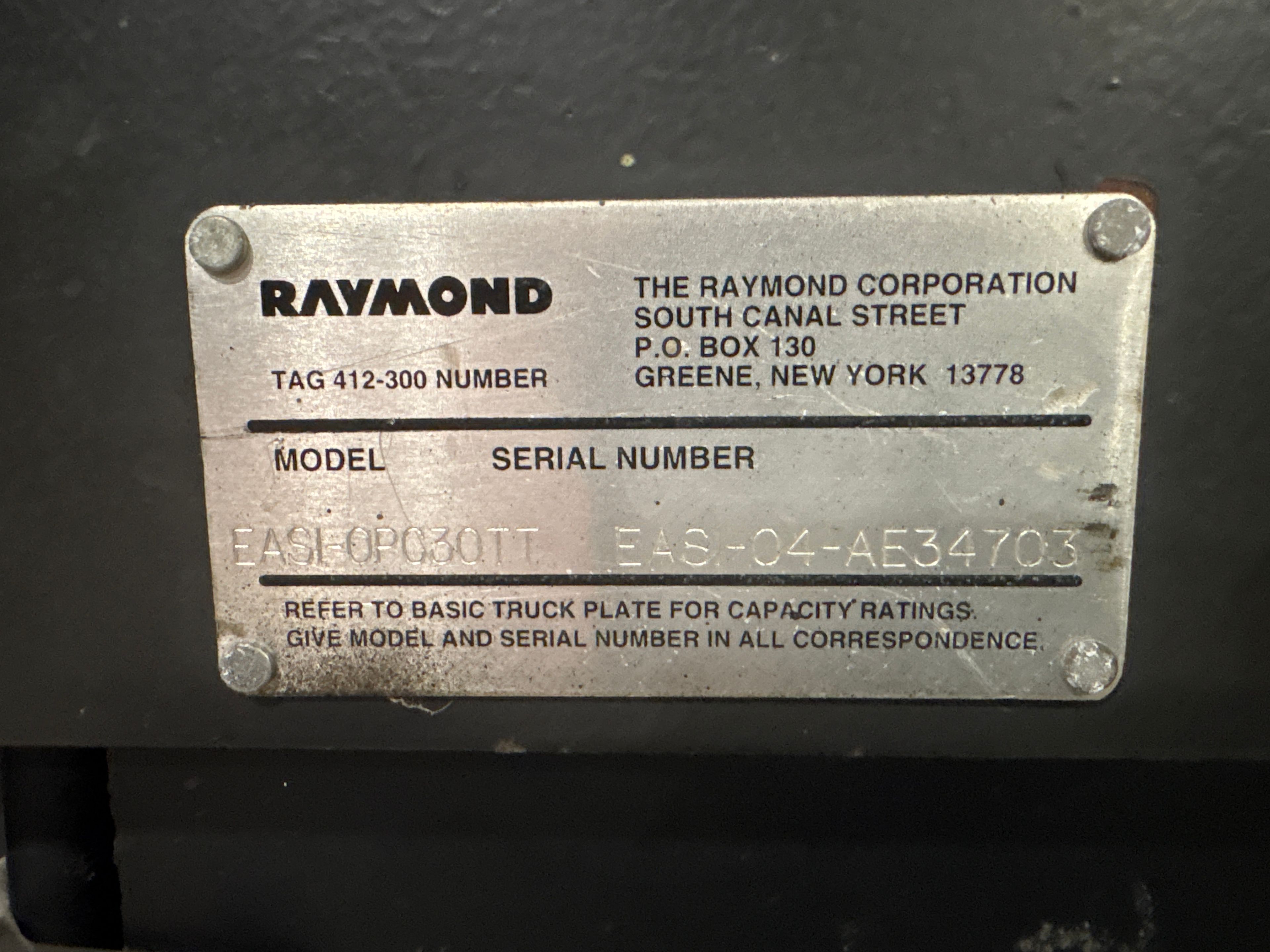 2004 Raymond EASI-OPC30TT Order Picker - Document 7