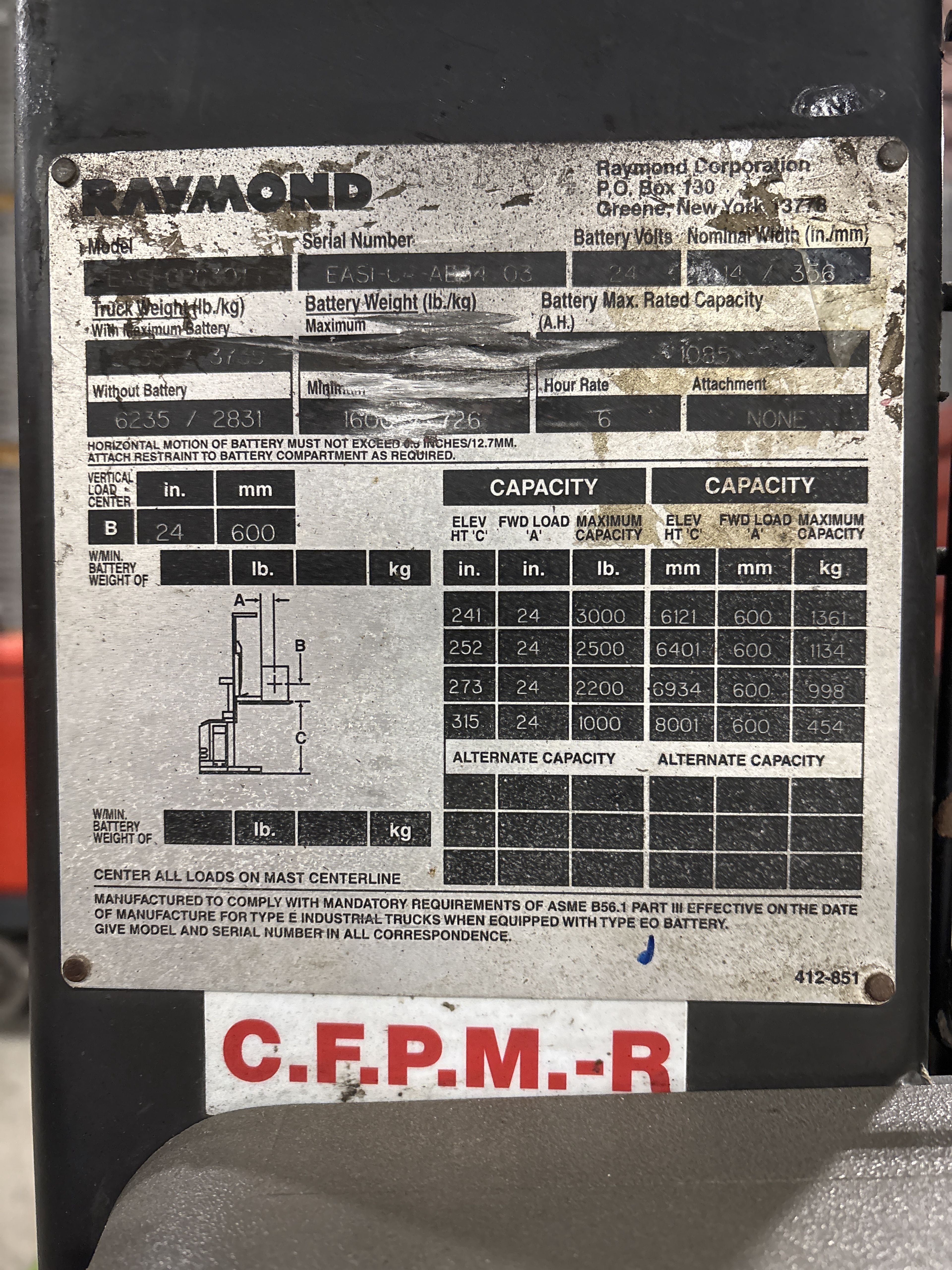 2004 Raymond EASI-OPC30TT Order Picker - Document 6