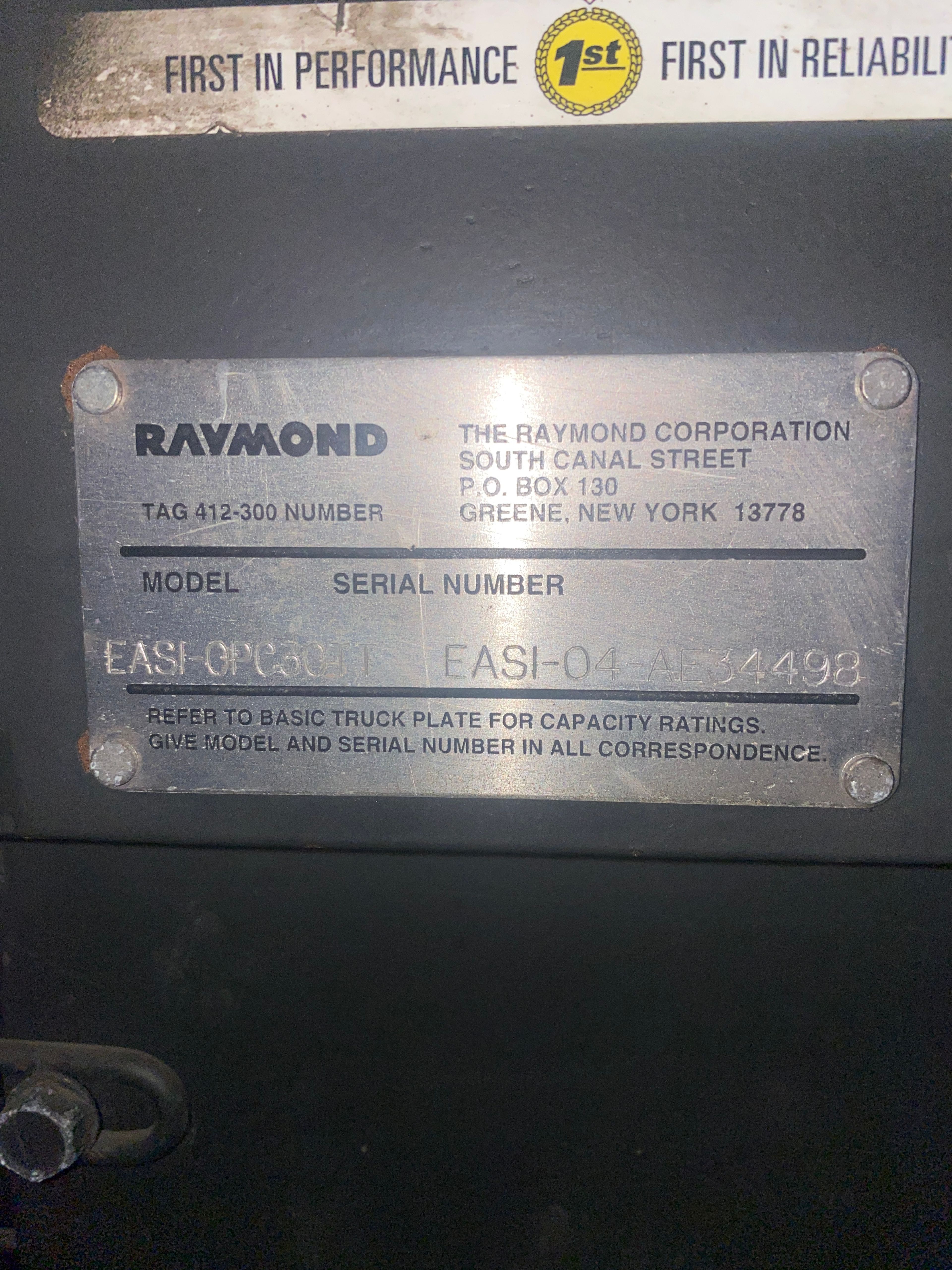 2004 Raymond EASI-OPC30TT Order Picker - Document 6