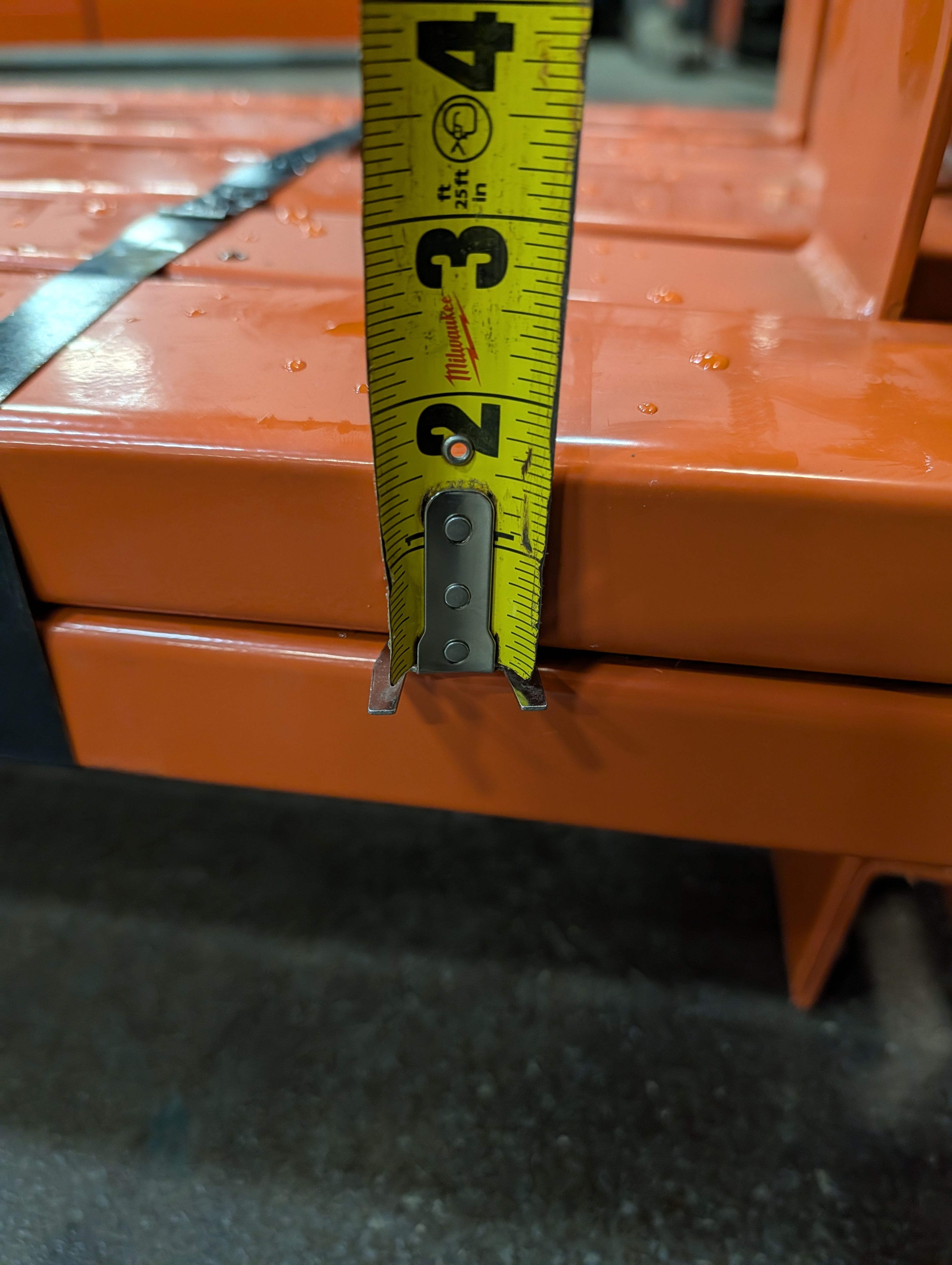 Backstop Beam - 96" x 3" - Teardrop(3" offset) - Document 5