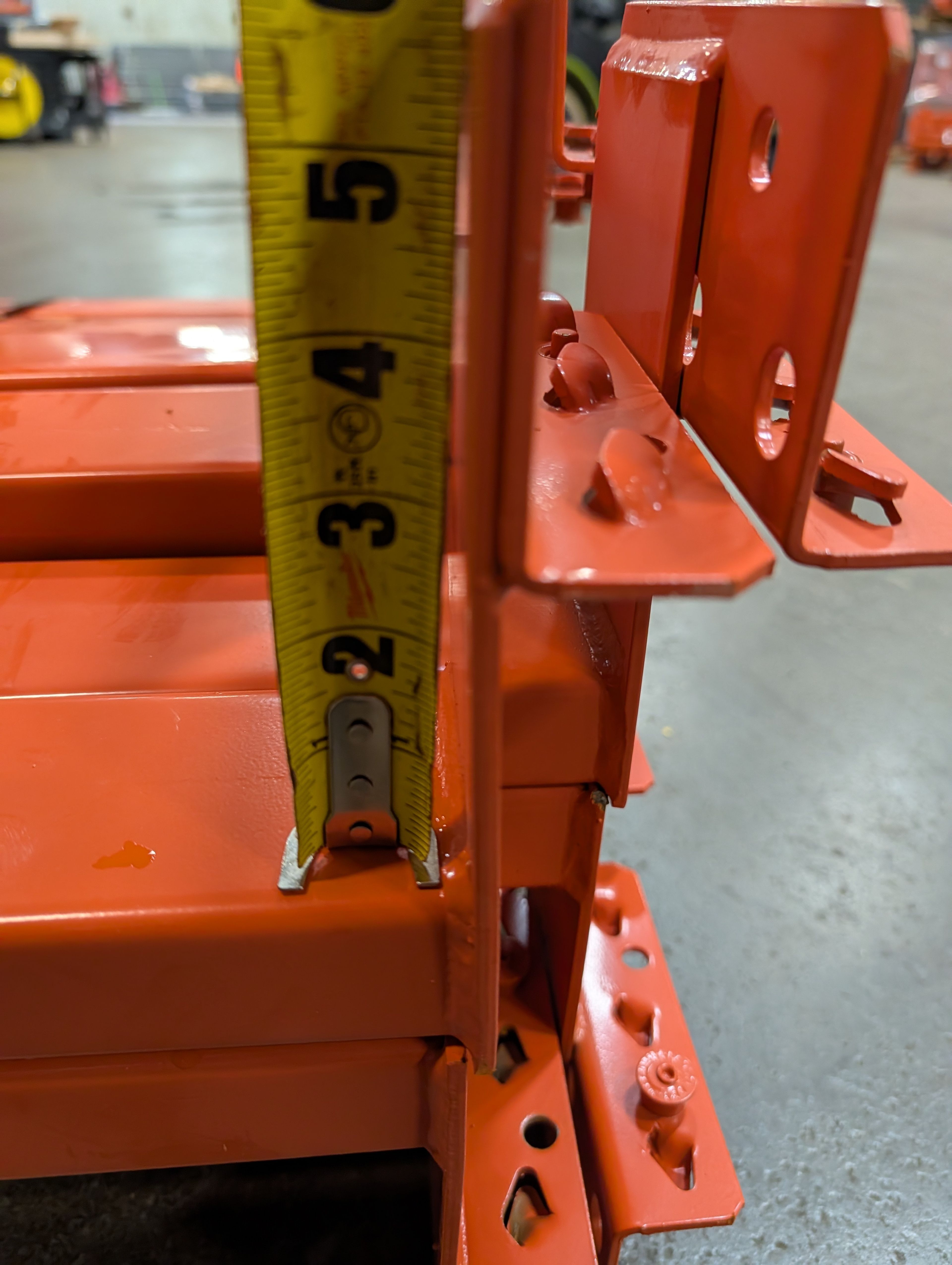 Backstop Beam - 92" x 3" - Teardrop(3" Offset) - Document 6