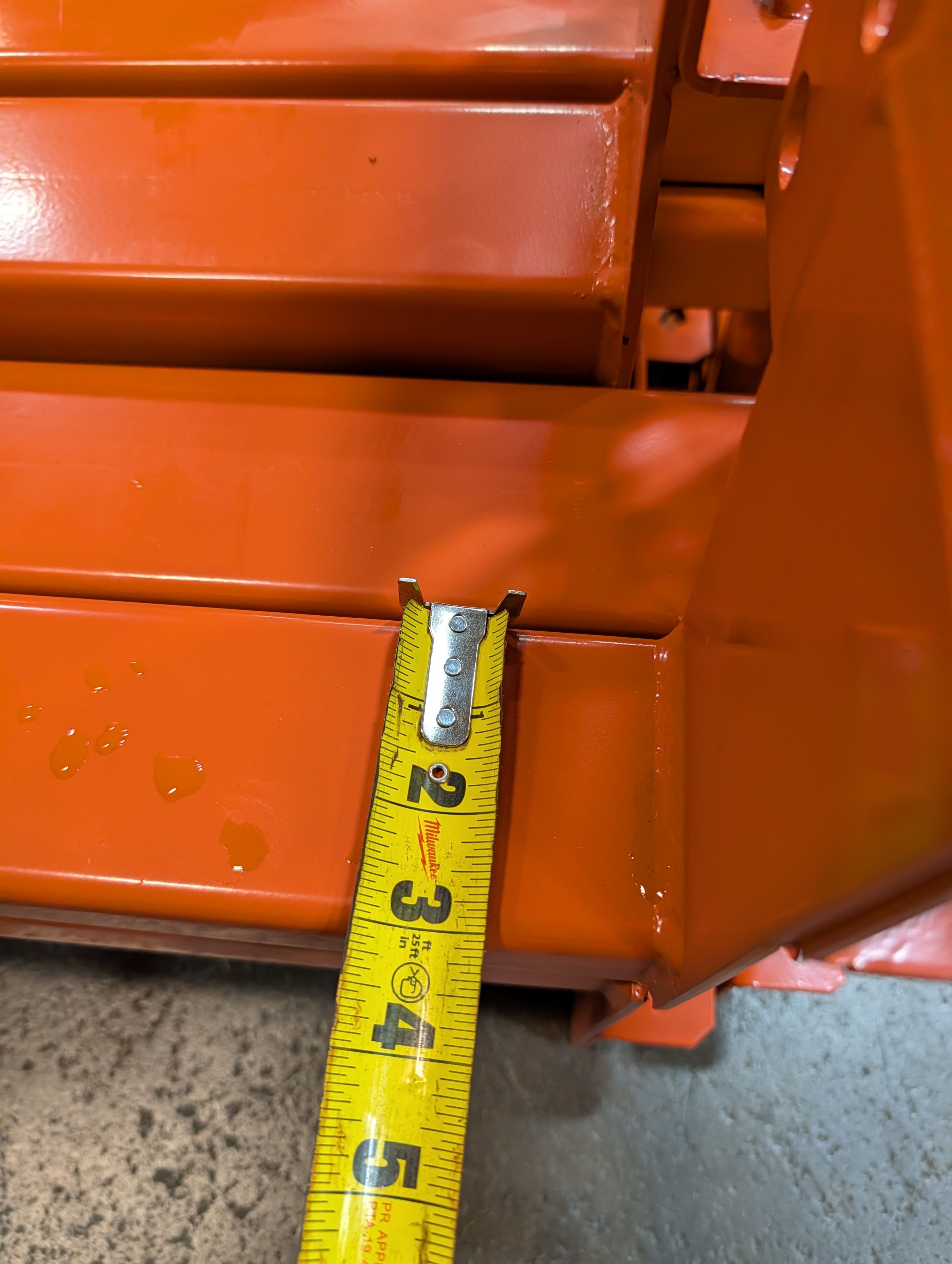 Backstop Beam - 92" x 3" - Teardrop(3" Offset) - Document 4