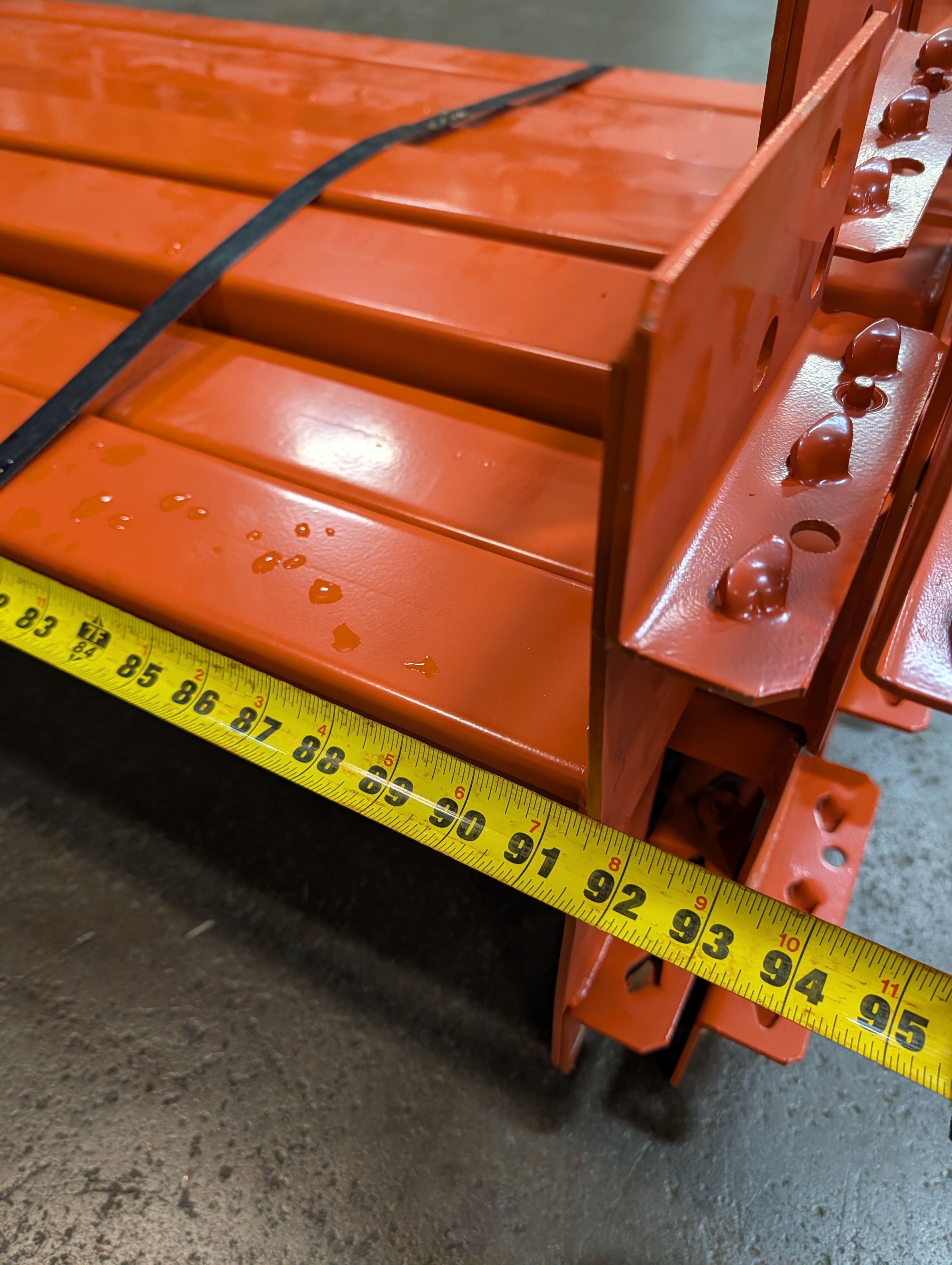 Backstop Beam - 92" x 3" - Teardrop(3" Offset) - Document 3