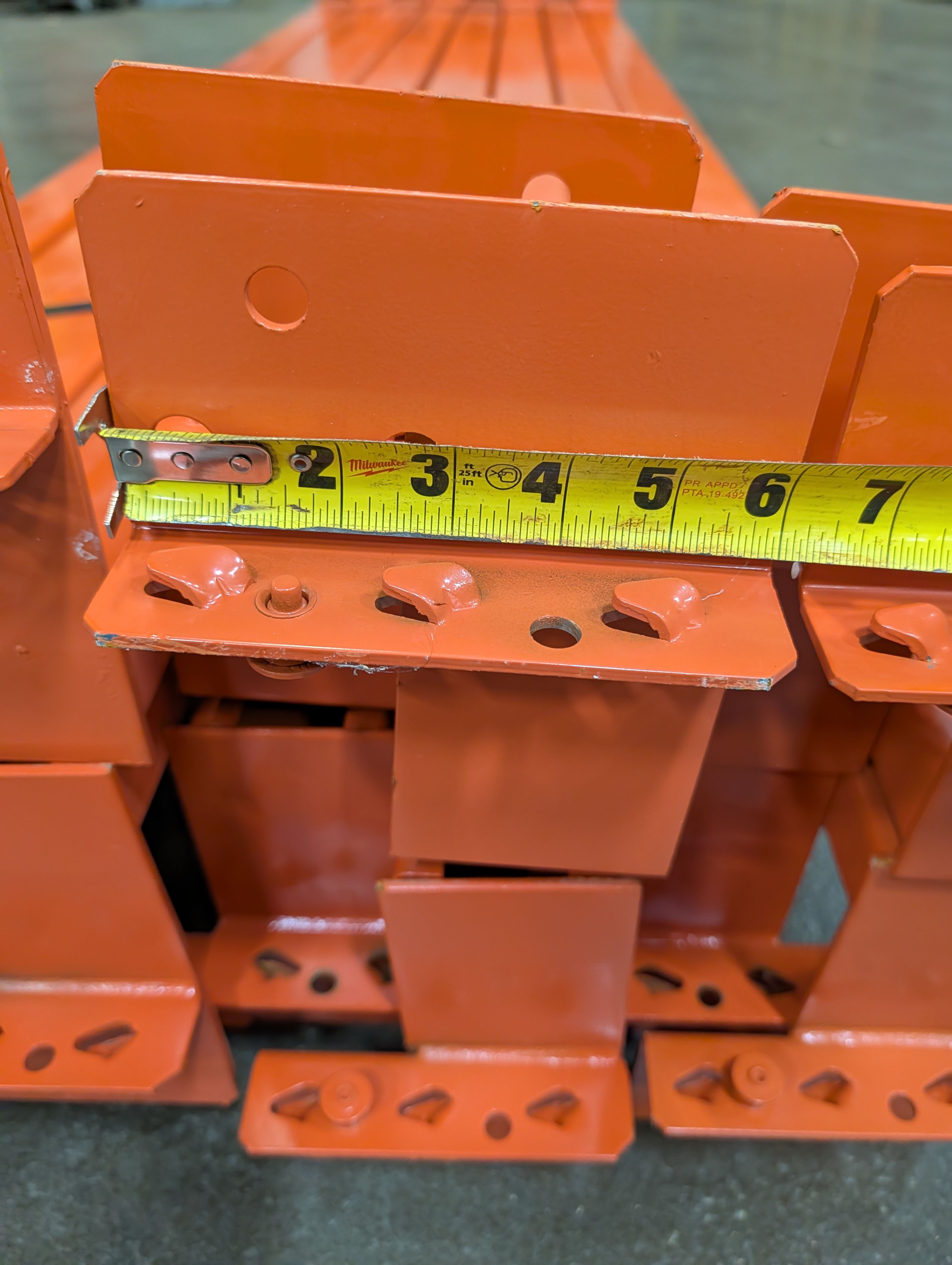 Backstop Beam - 92" x 3" - Teardrop(3" Offset) - Document 7