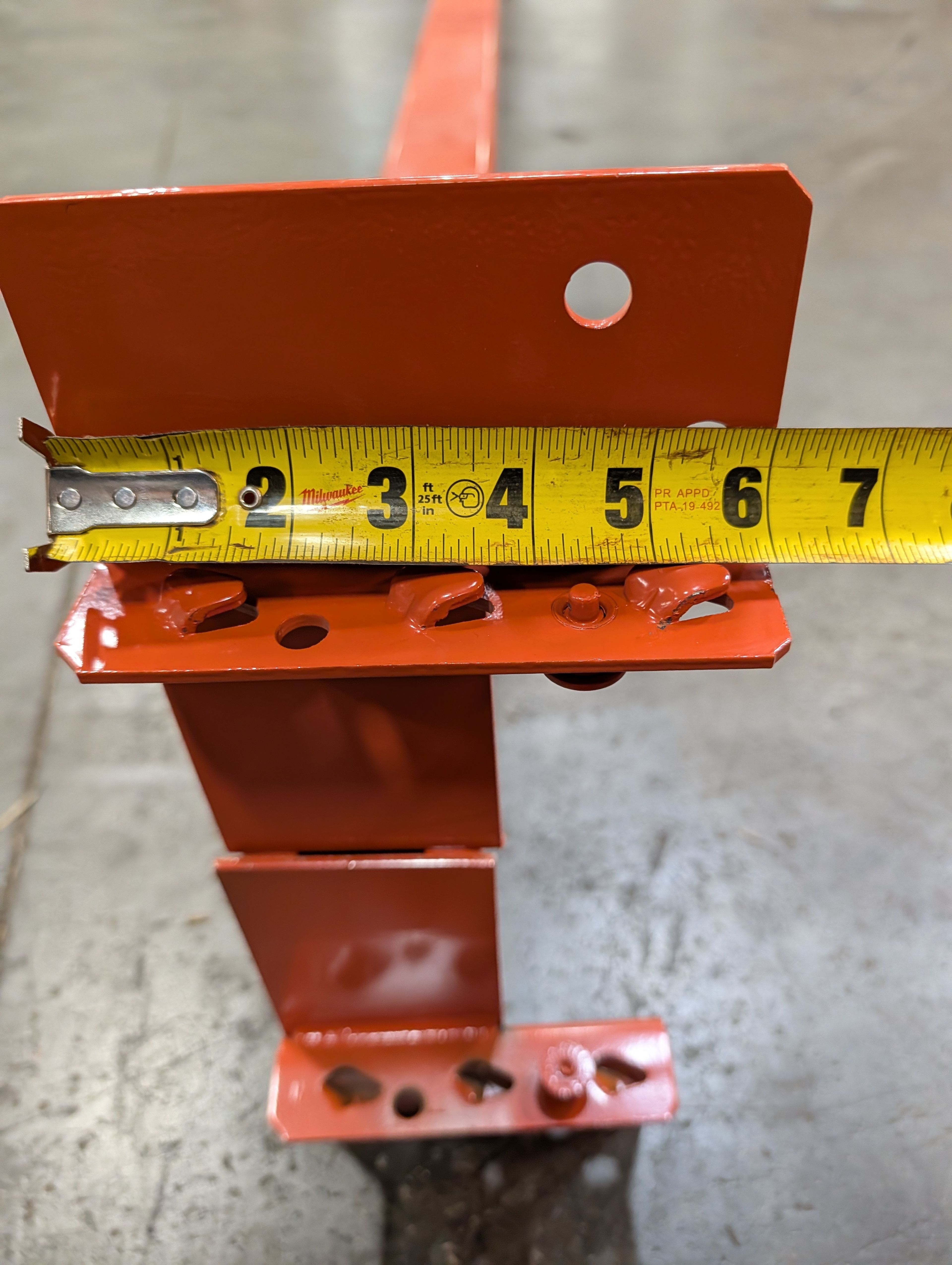 Backstop Beam - 144" x 3" - Teardrop(3" Offset) - Document 7