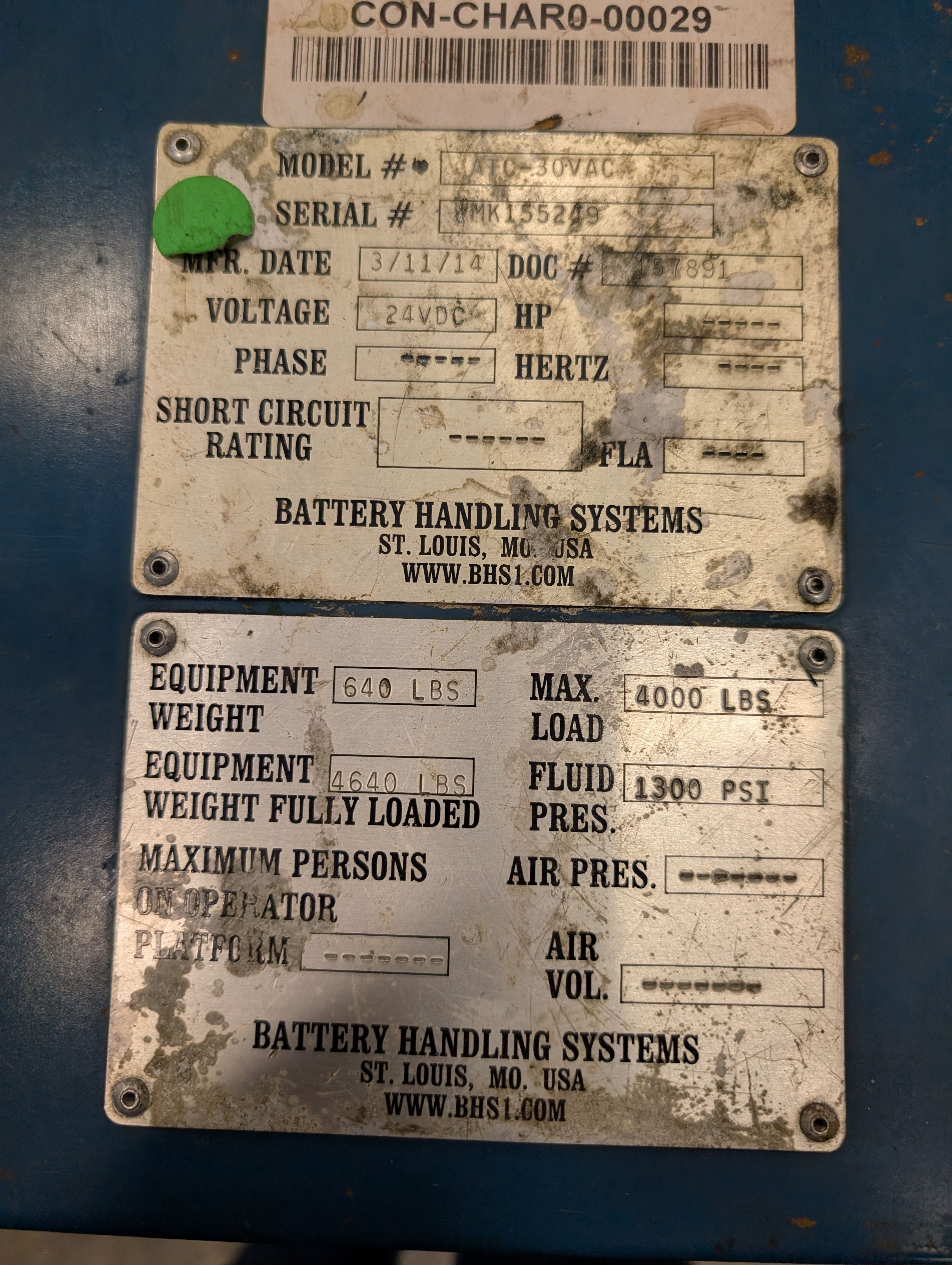 Battery Handling System - Document 2