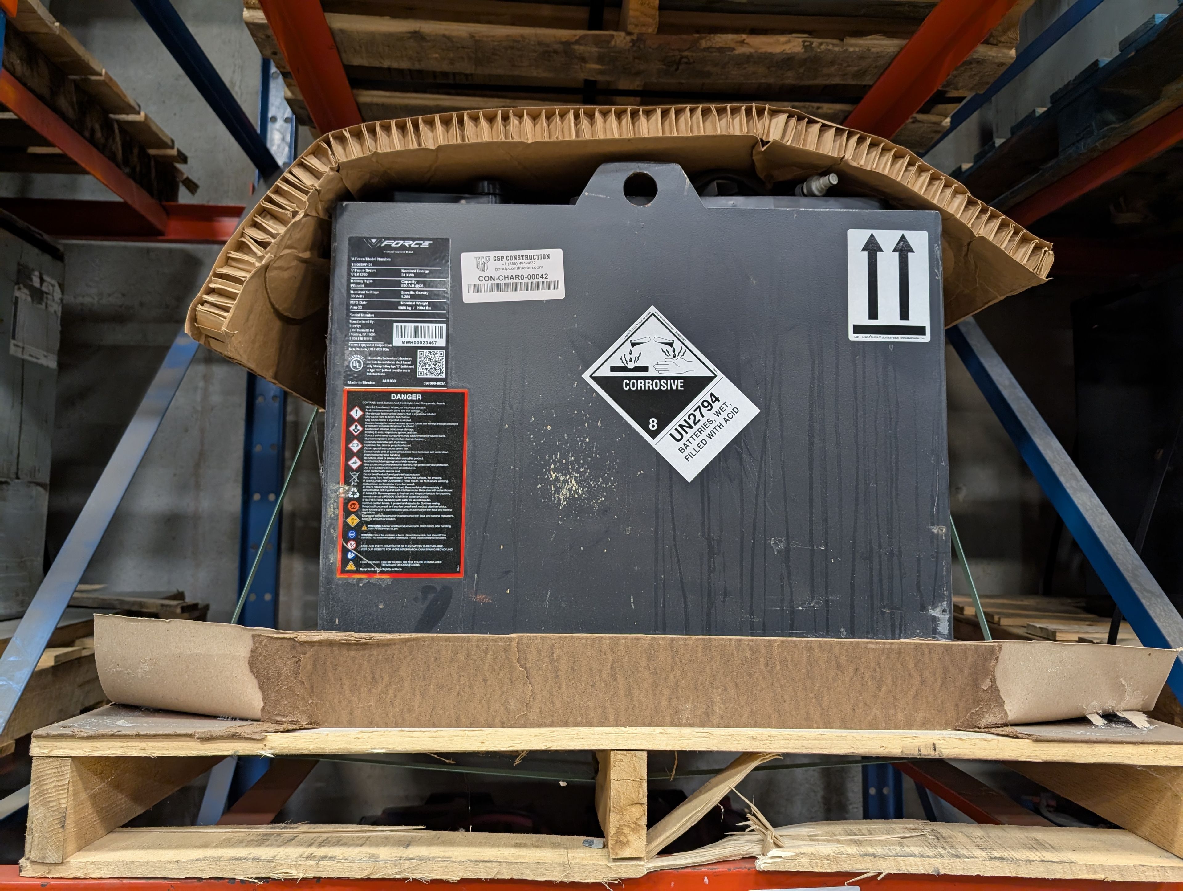 36 Volt Hawker Battery