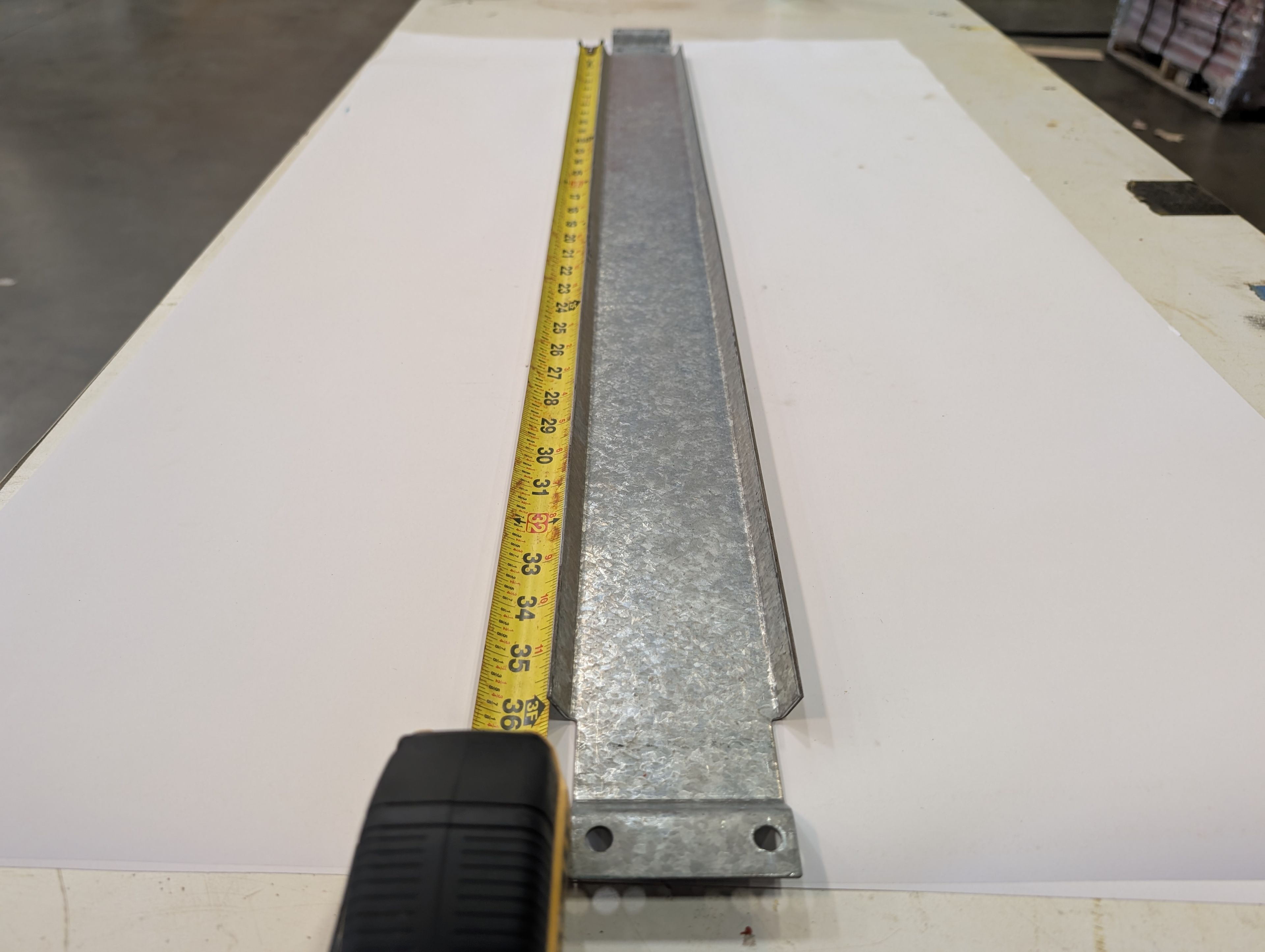 Row Spacer - 36" x 3" - Document 4