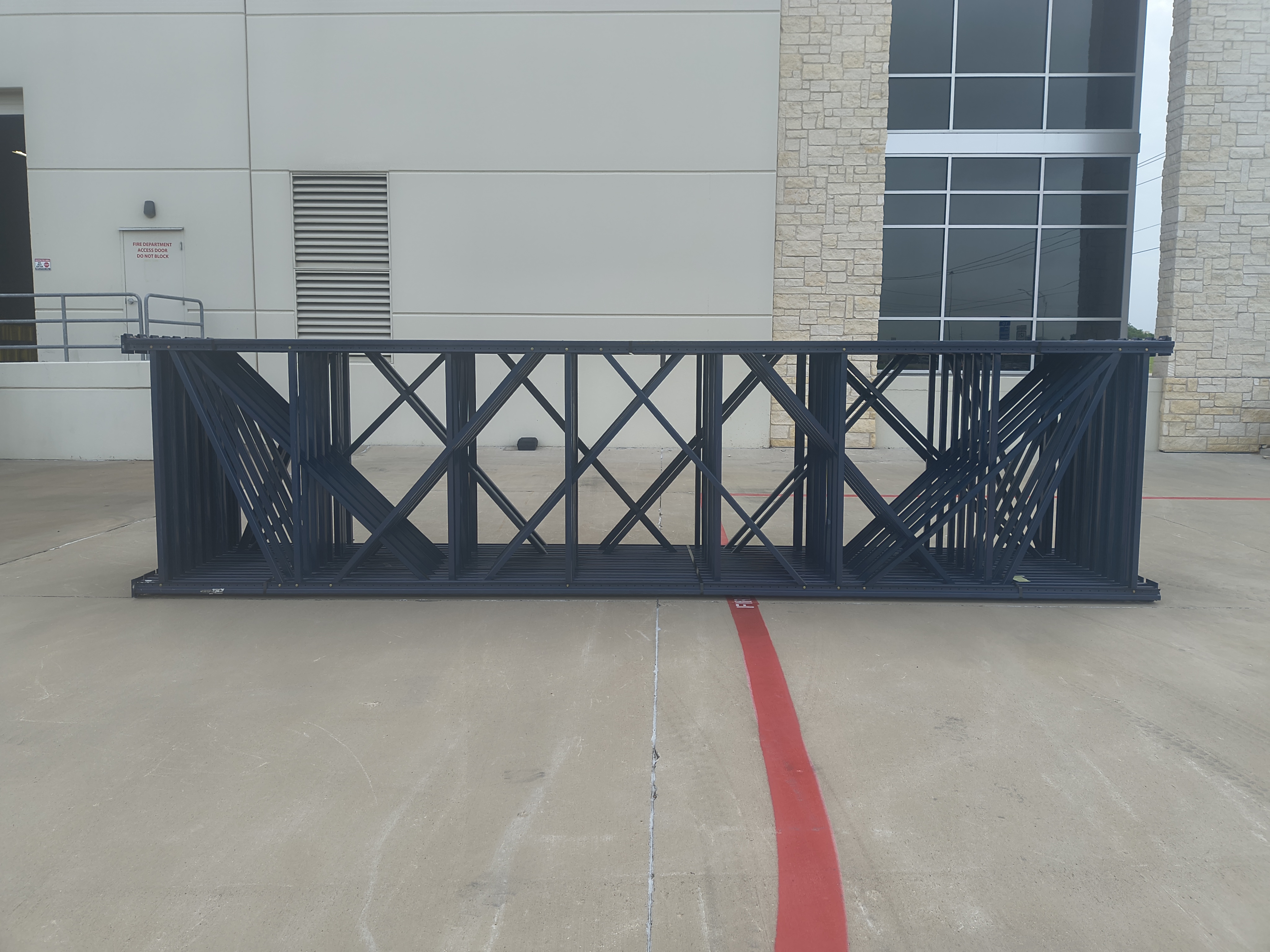 Upright Frame - 60" x 20' - Teardrop