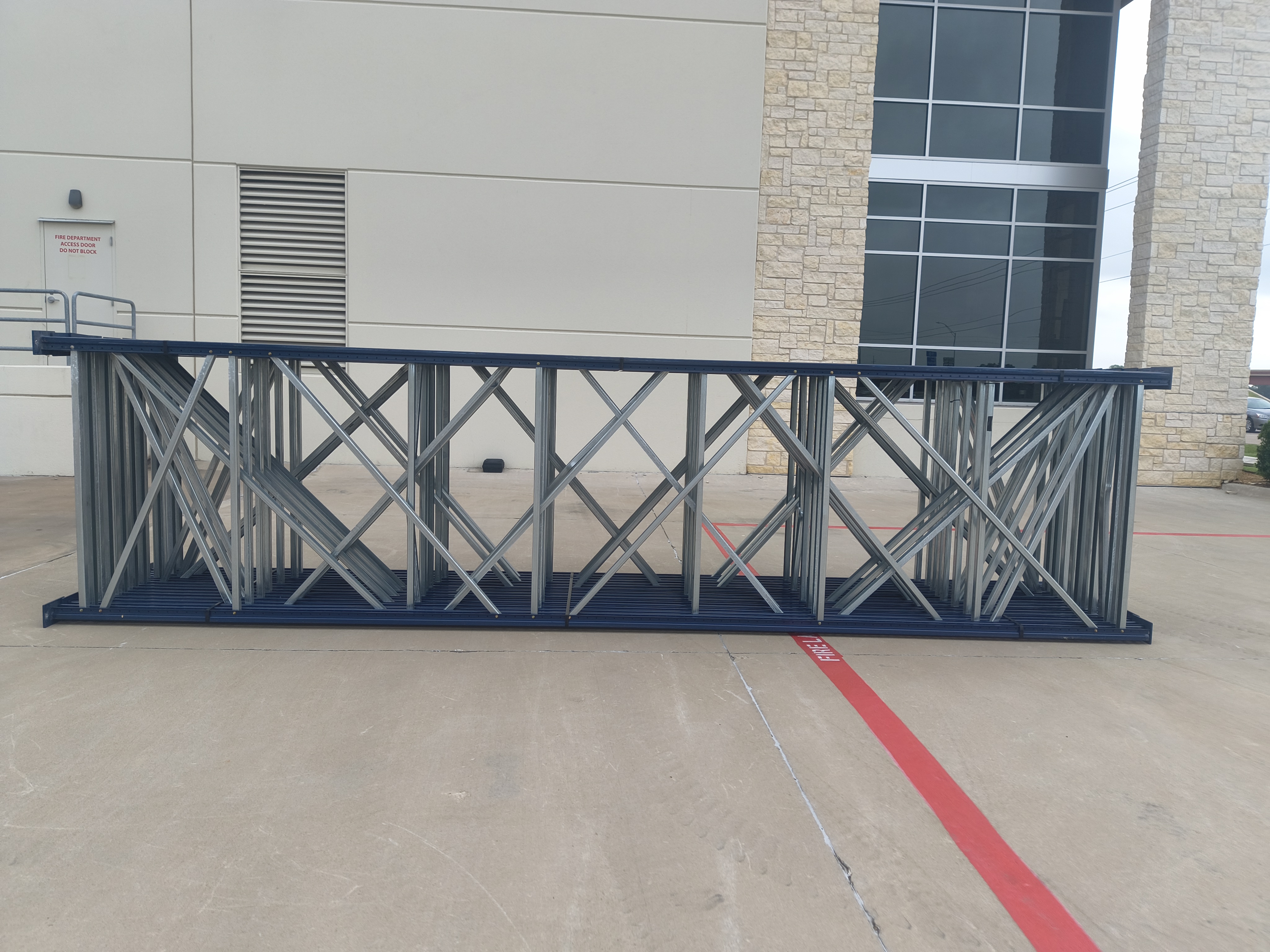 Upright Frame -60" x 20' - Teardrop