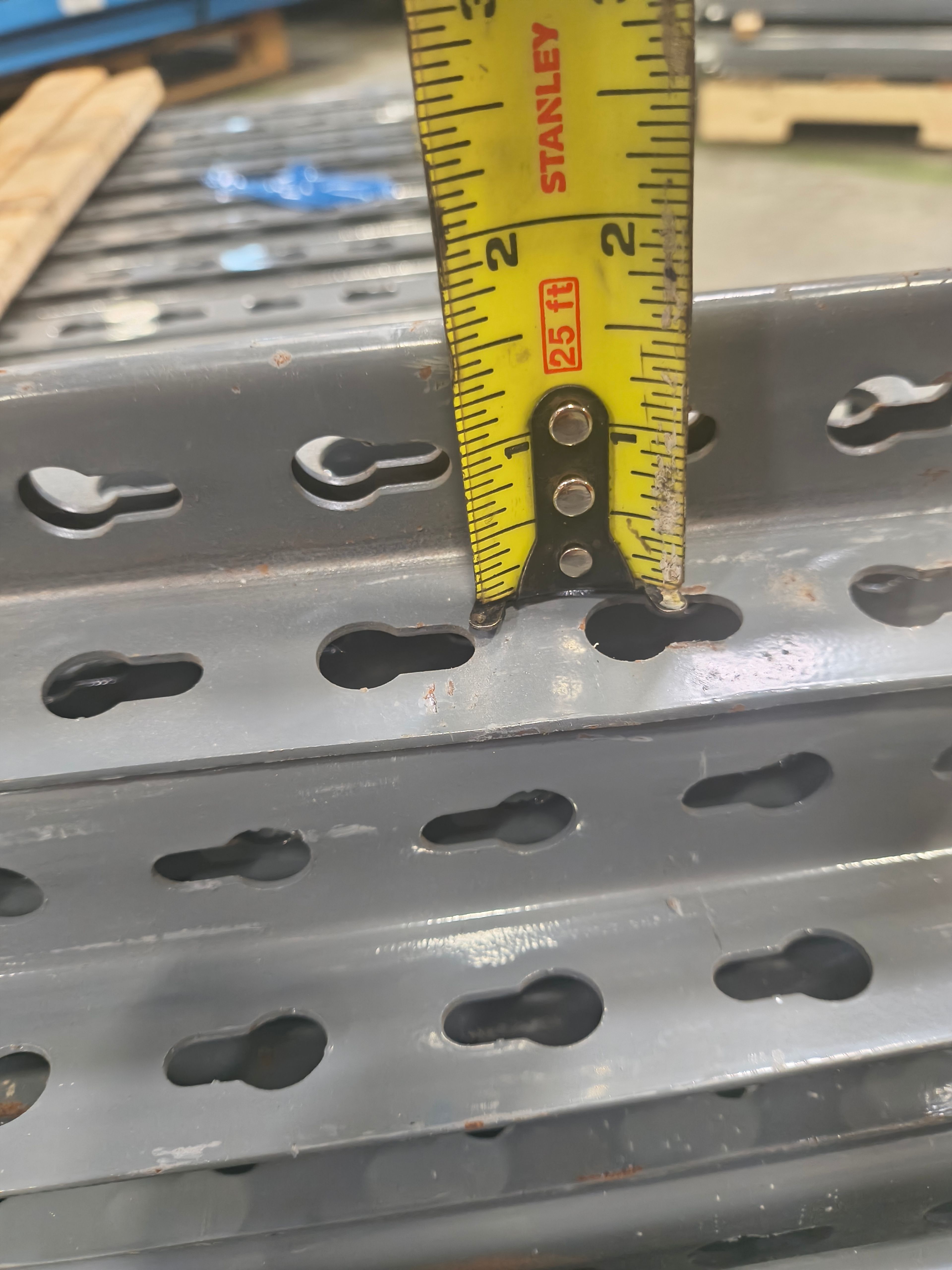 Riveted Shelving - T-Post 3" x 74" - Document 8
