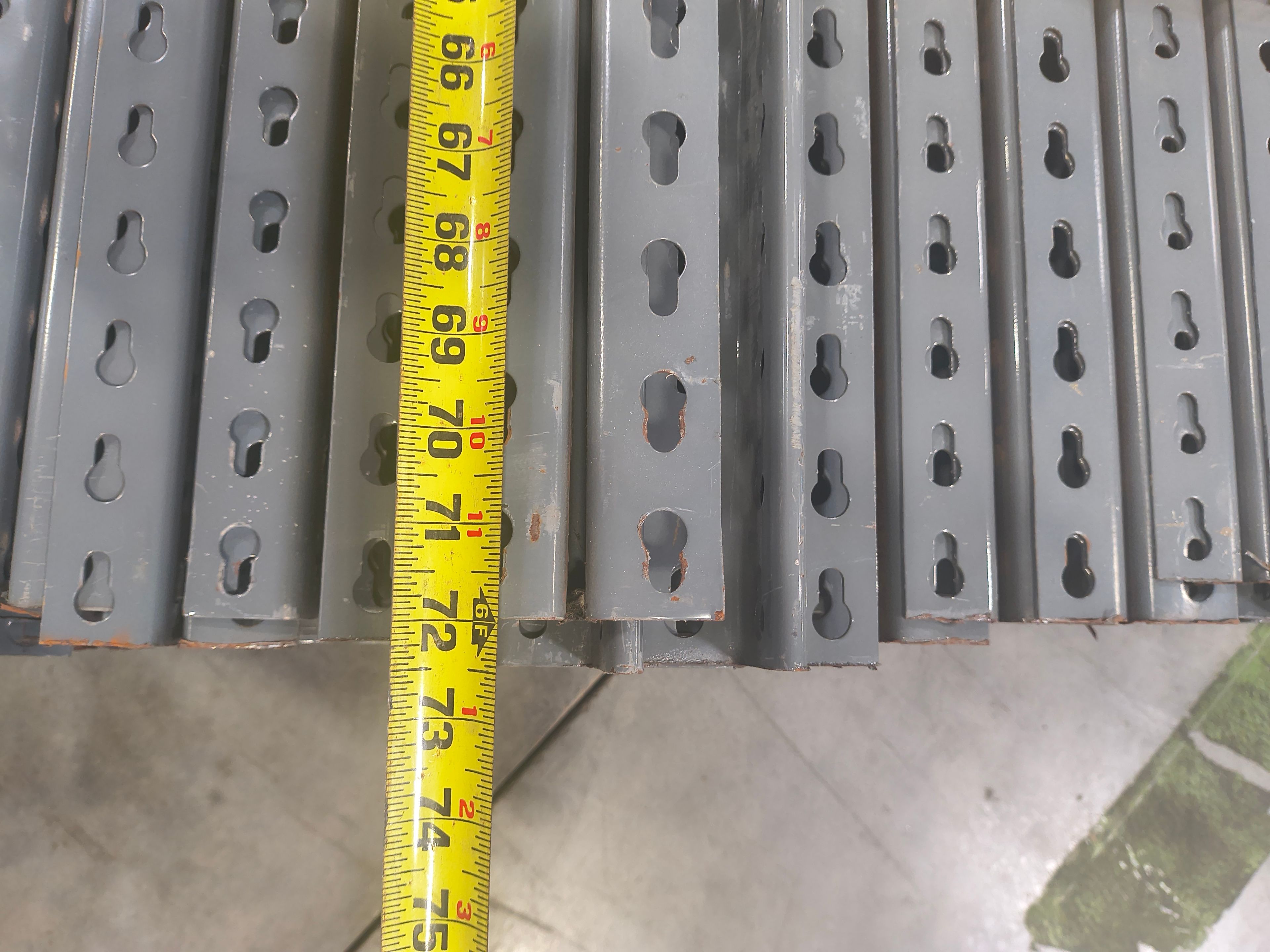 Riveted Shelving - T-Post 3" x 74" - Document 5