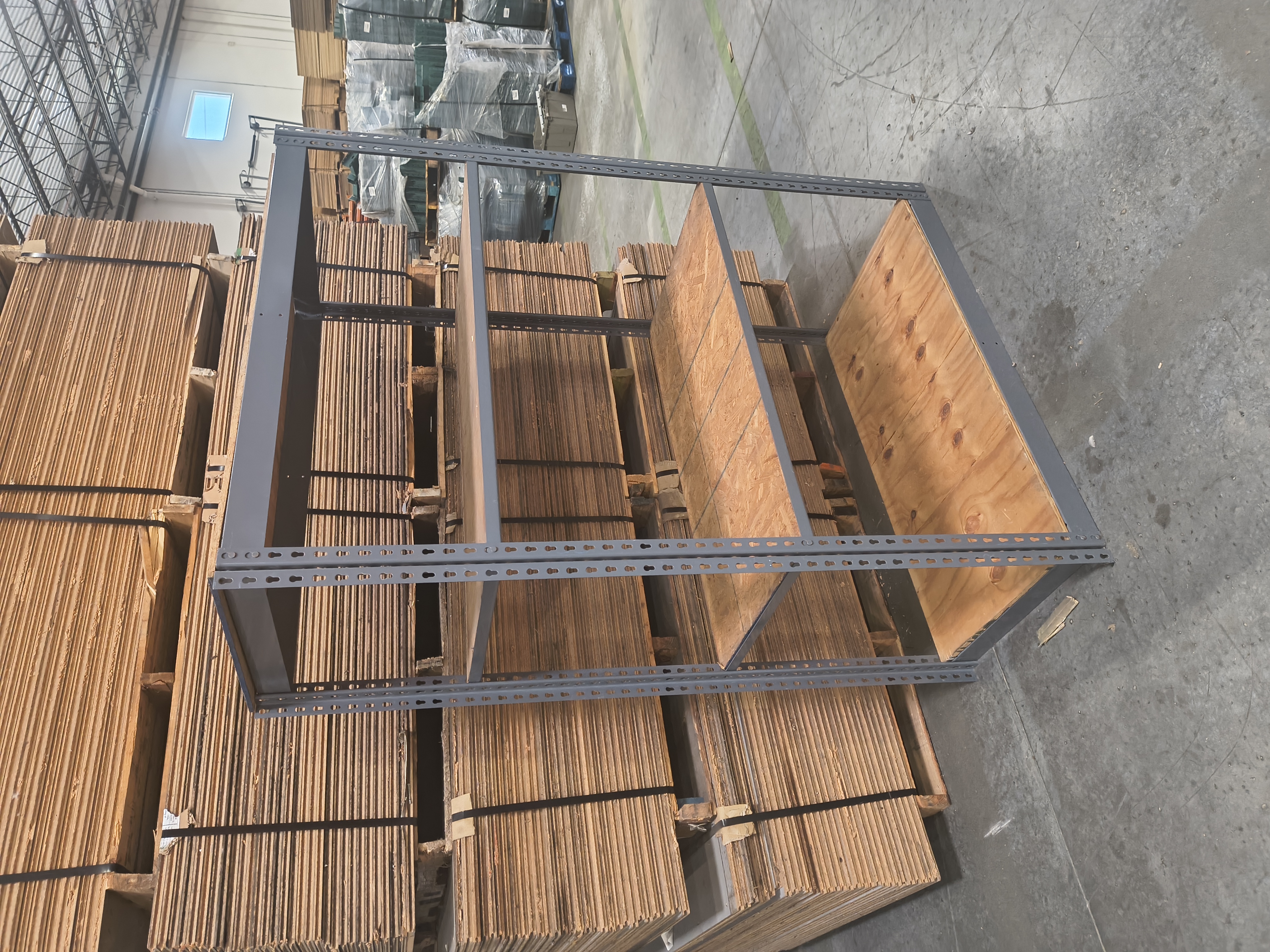 Riveted Shelving - Angled Post 2" x 72"