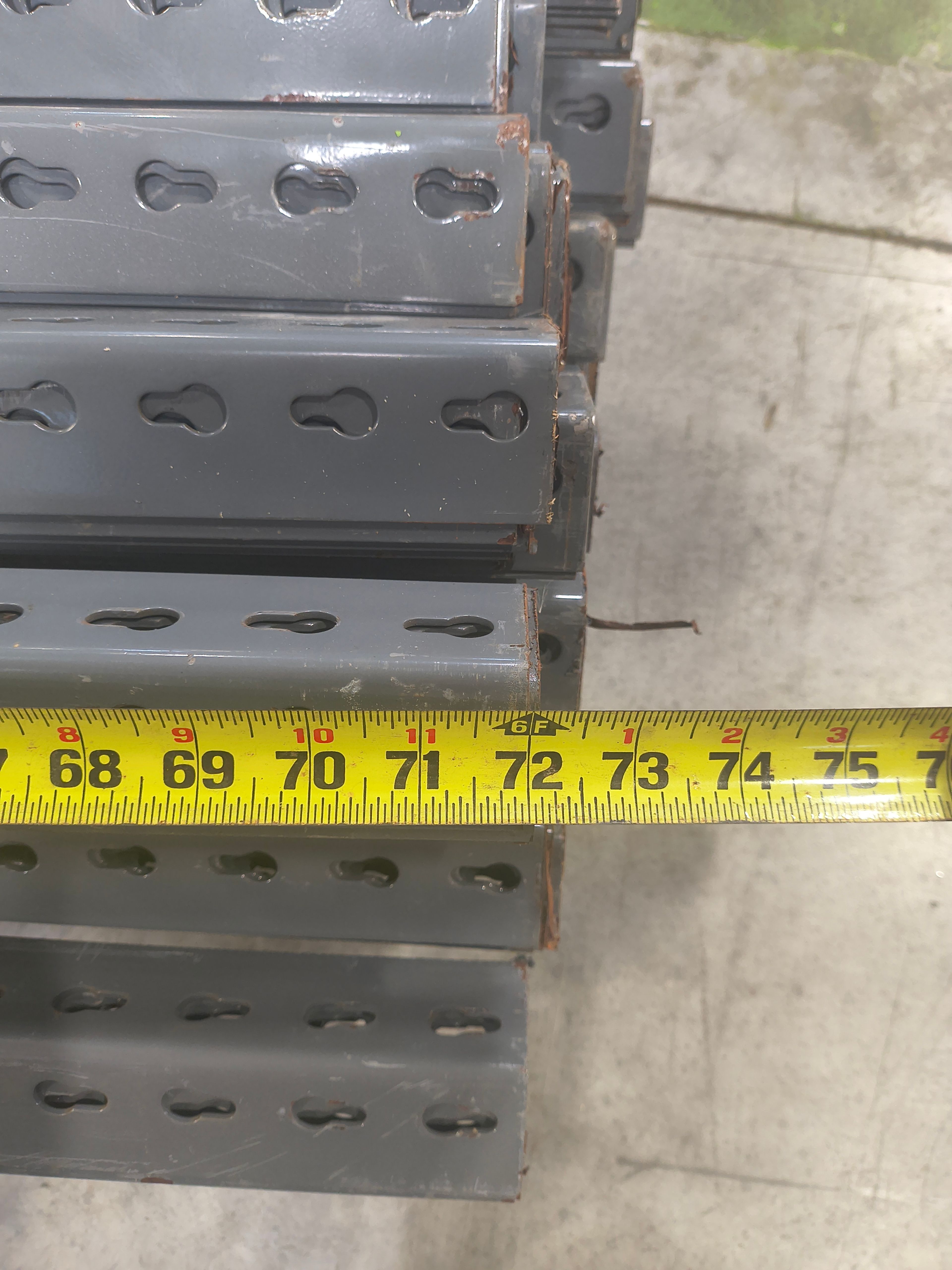 Riveted Shelving - Angled Post 2" x 72" - Document 7
