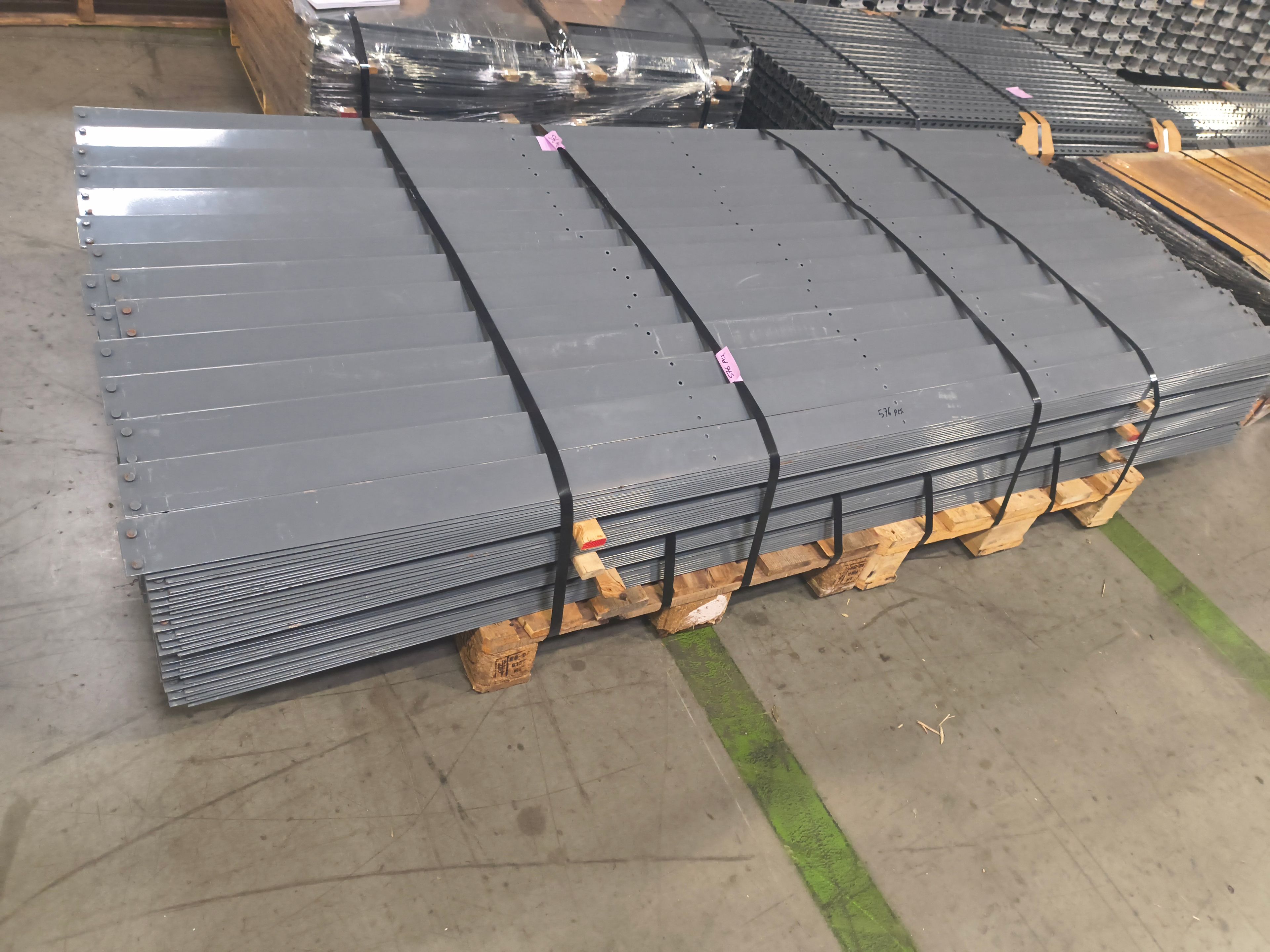 Rivet Shelving (Top, Bottom and Middle) Beam - 96" x 2 3/4" - Document 1