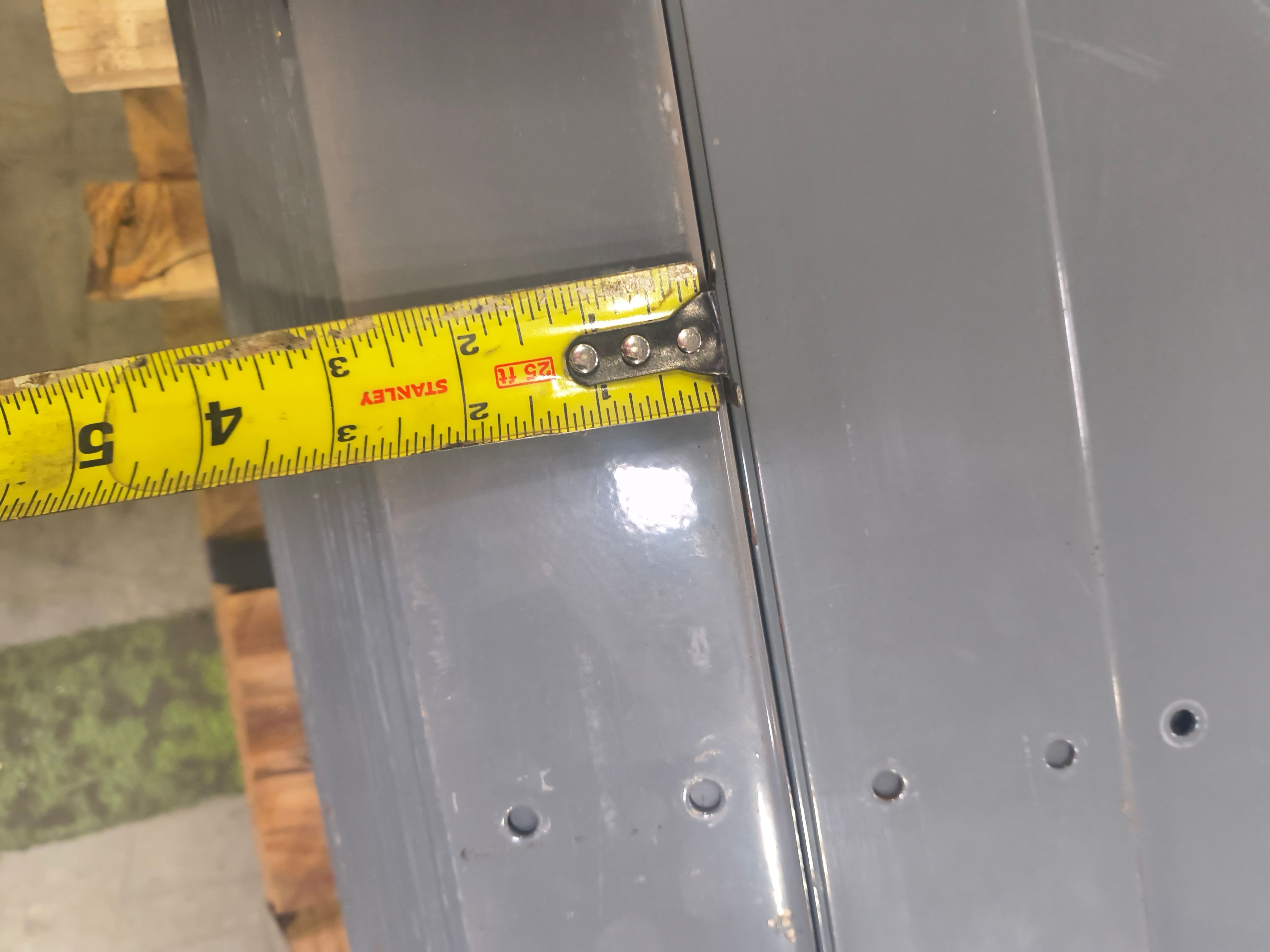 Rivet Shelving (Top, Bottom and Middle) Beam - 96" x 2 3/4" - Document 3