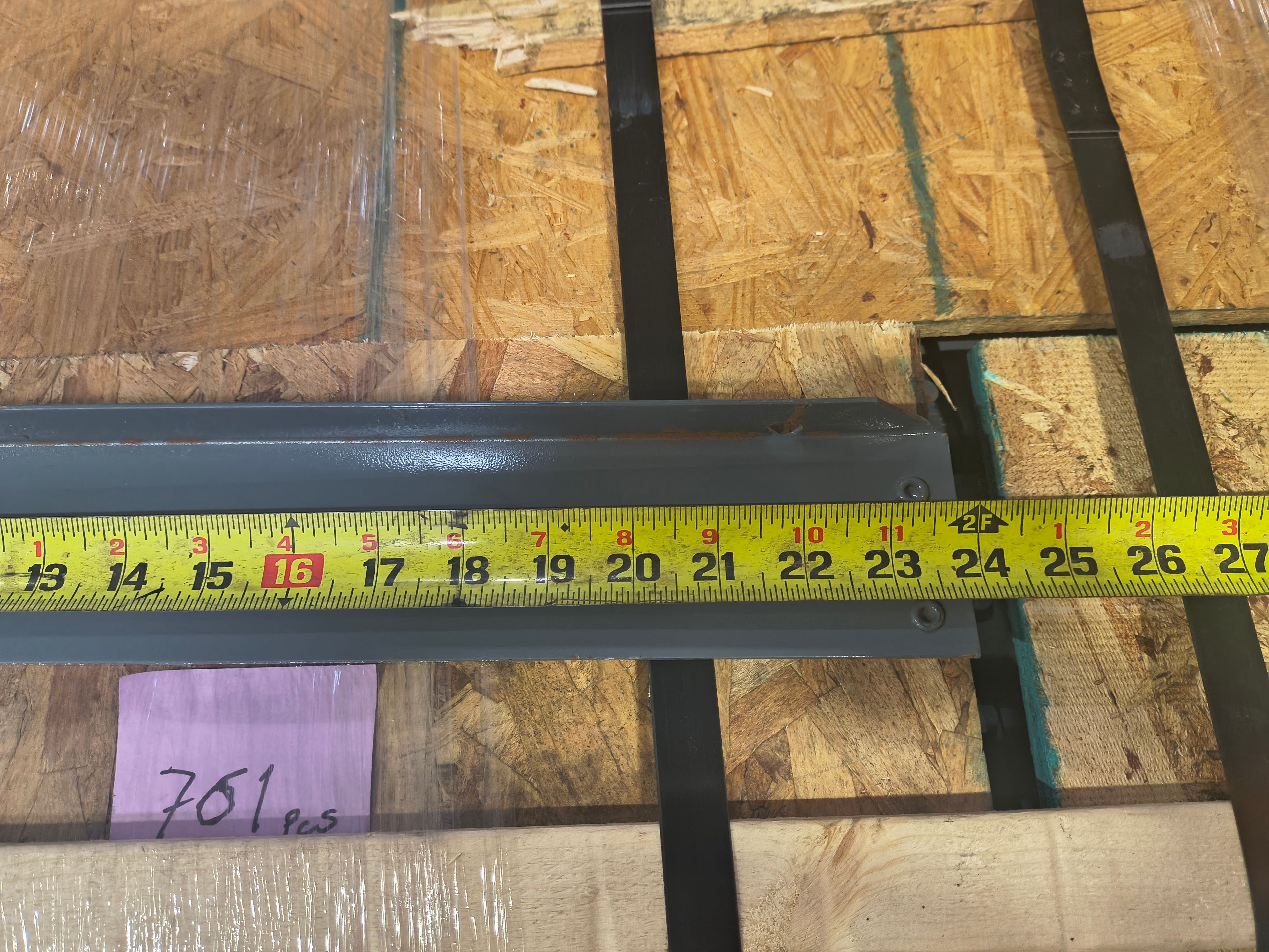 Rivet Shelving Top and Bottom (Side) Beam - 24" x 2 3/4" - Document 4