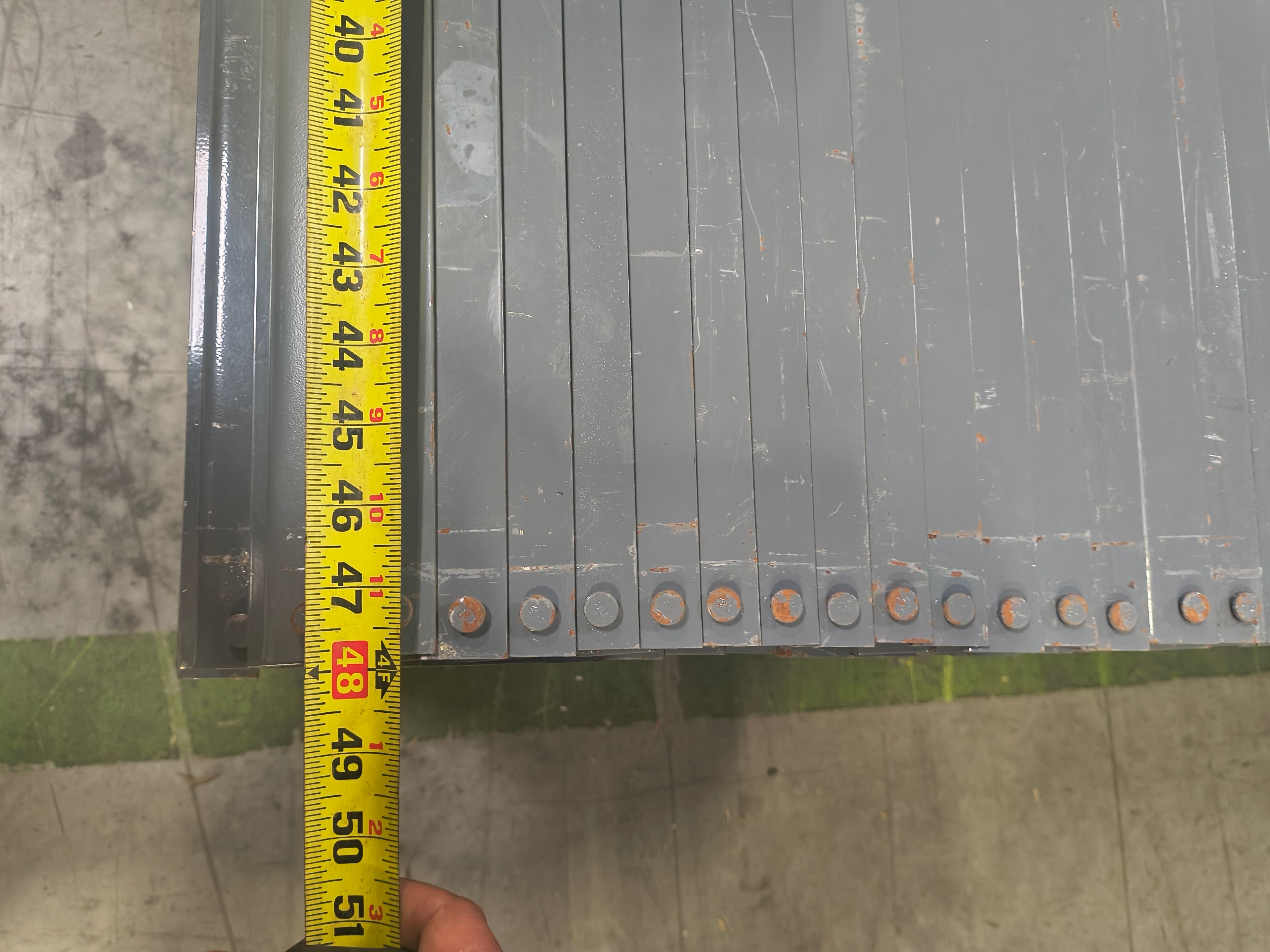 Rivet Shelving Middle Beam - 48" x 1 1/4" - Document 4