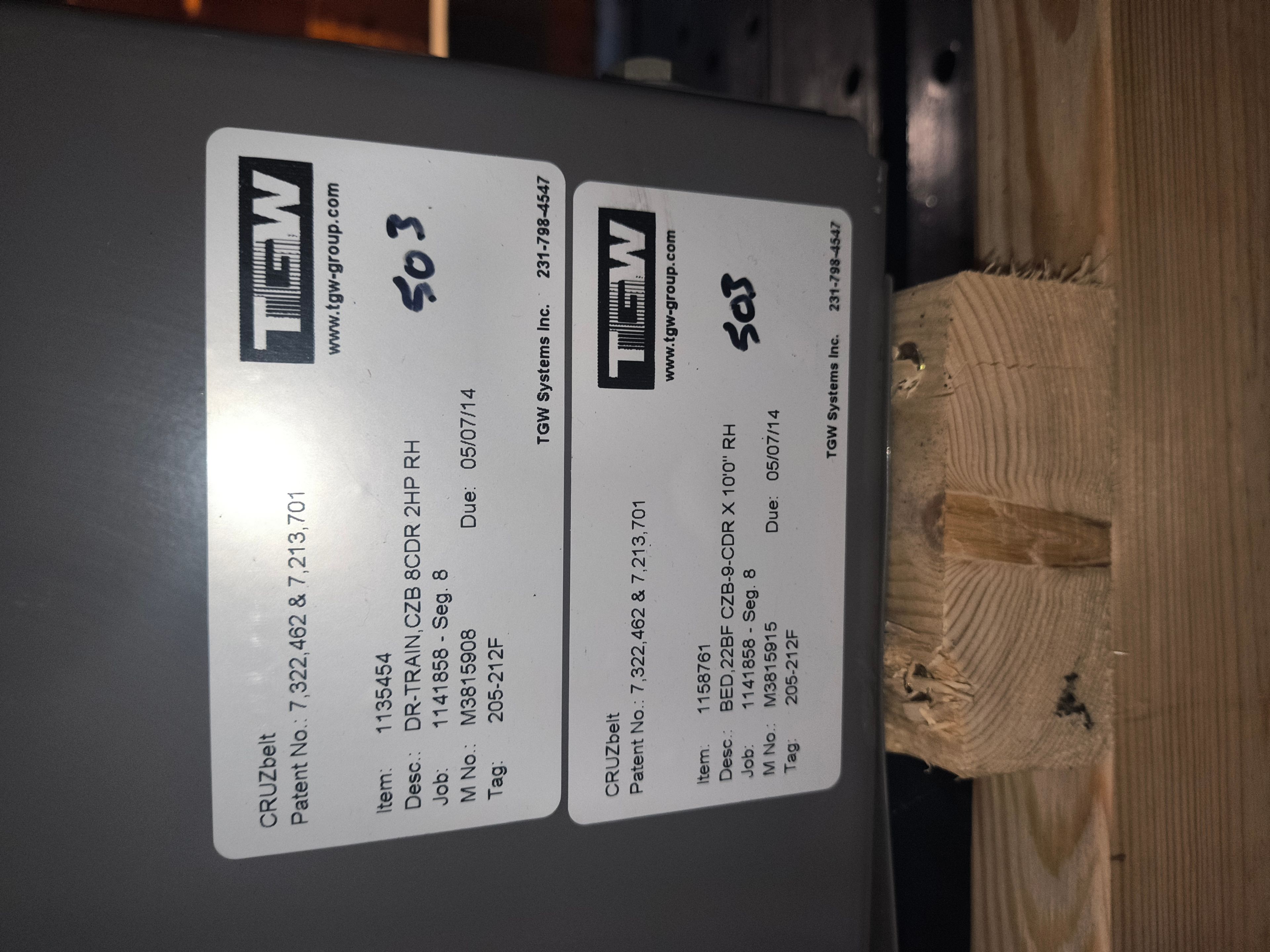 TGW Powered Conveyor Bed - 10' - Document 5