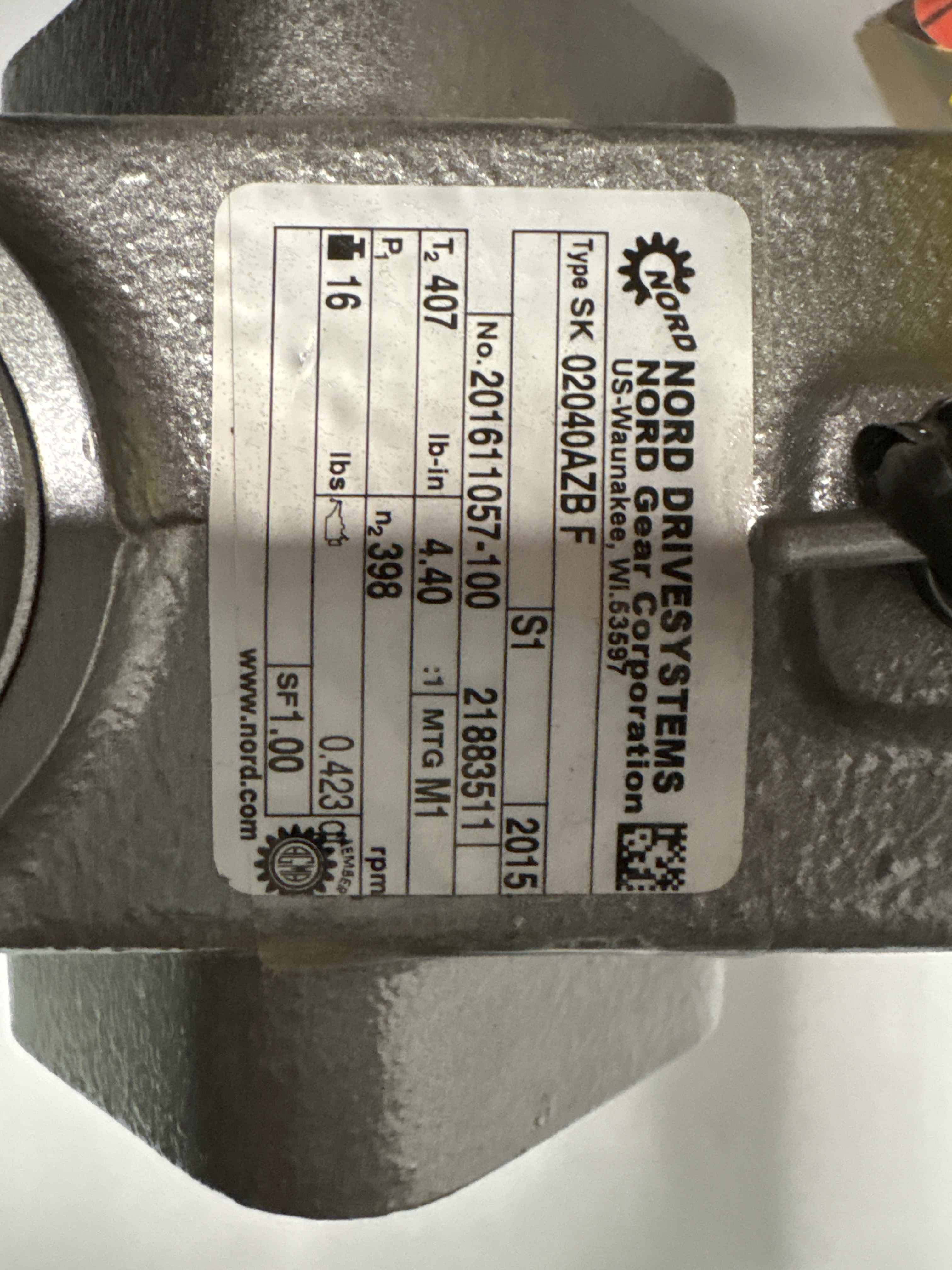 Nord Drive Systems - Gearbox - SK 02040AZB F