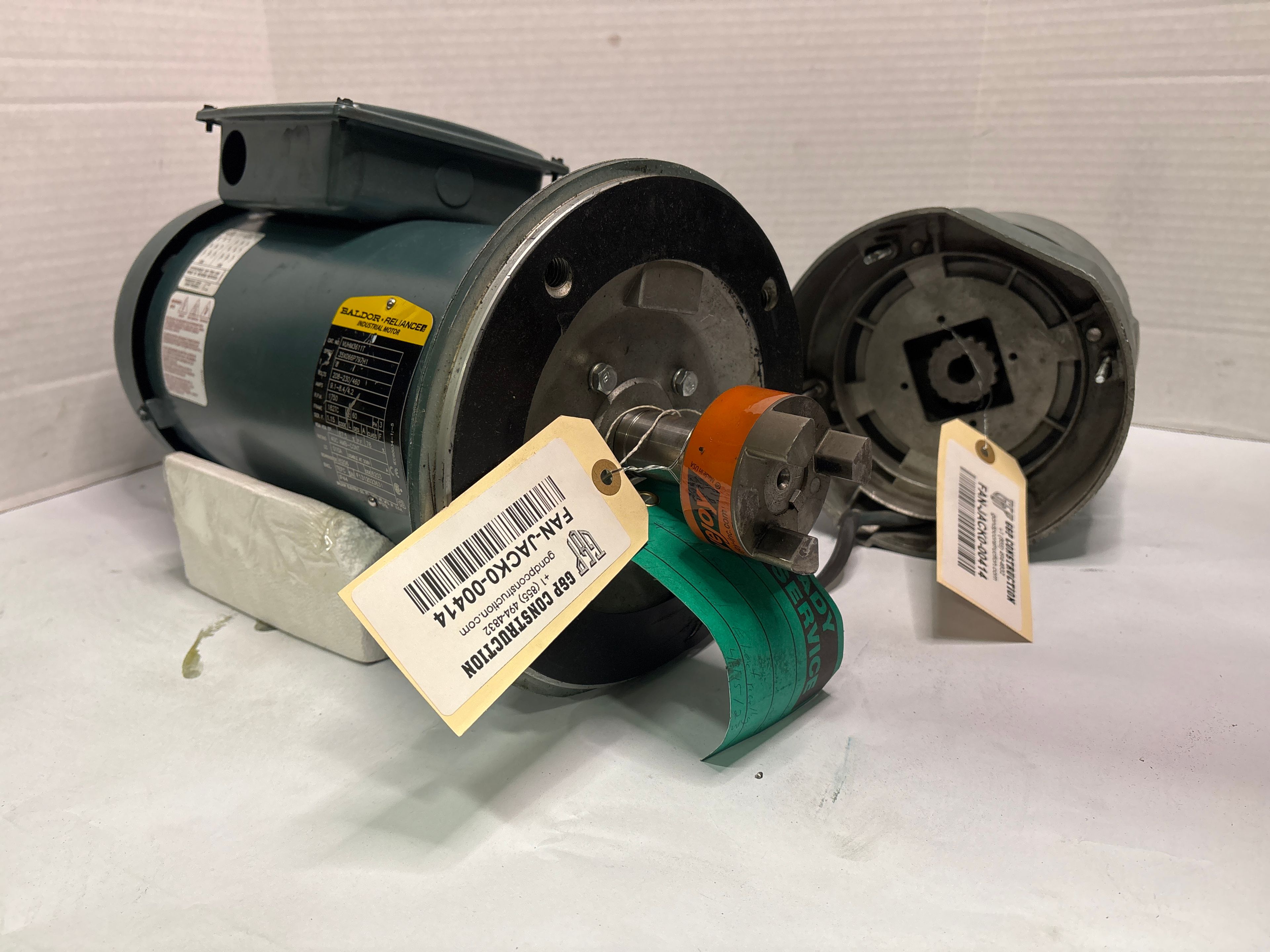 Baldor Reliance - 3 HP Electric Motor - VUHM3611T - Document 3